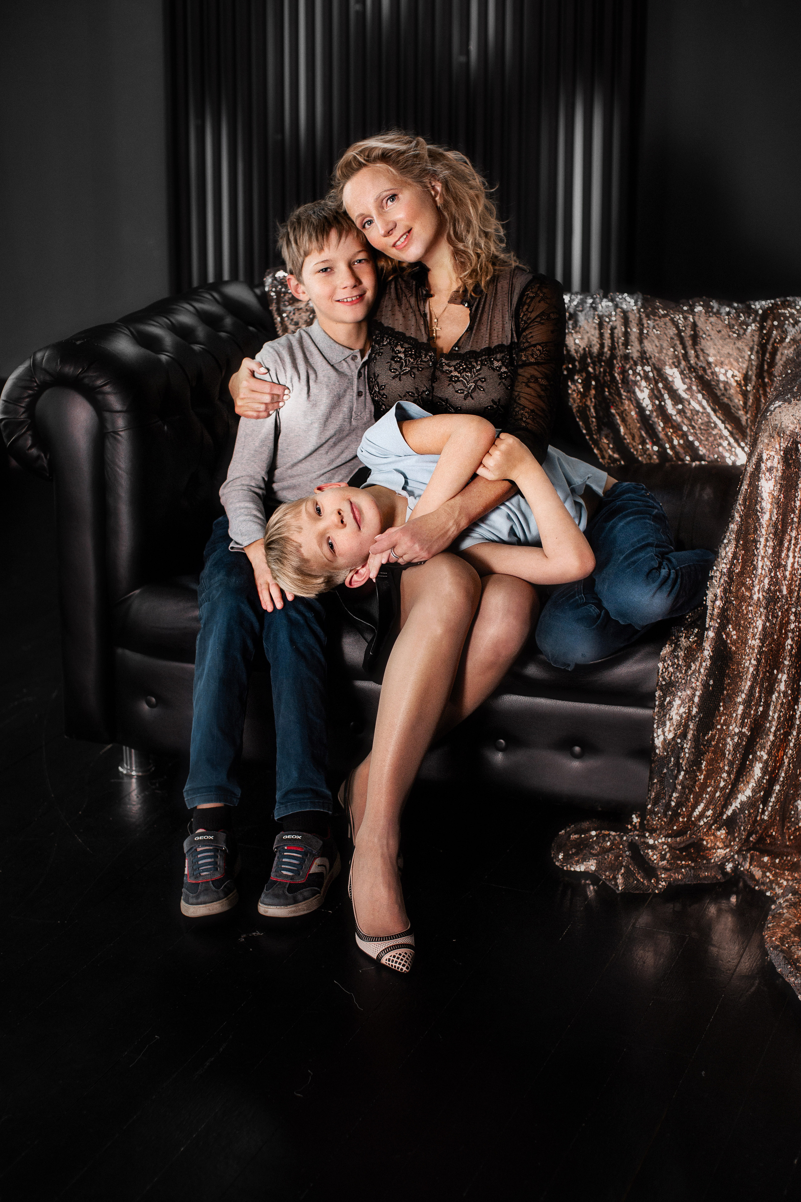 Семья Черновых НГ22. Фотограф в Москве Оксана Цехмистер