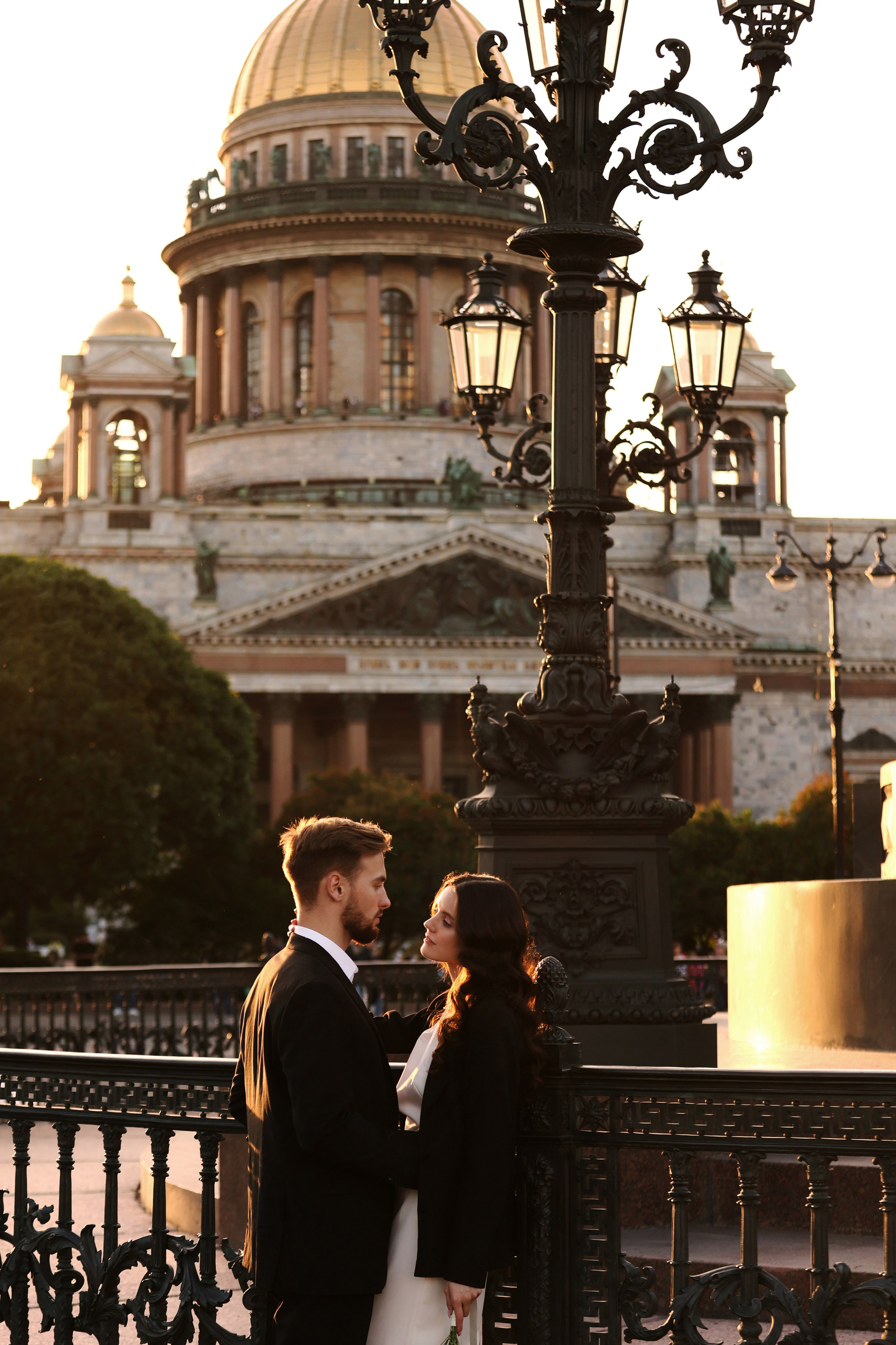 Волшебный вид на Исаакиевский собор. Свадебный и love story фотограф в Санкт-Петербурге (Спб) Natali Iva
