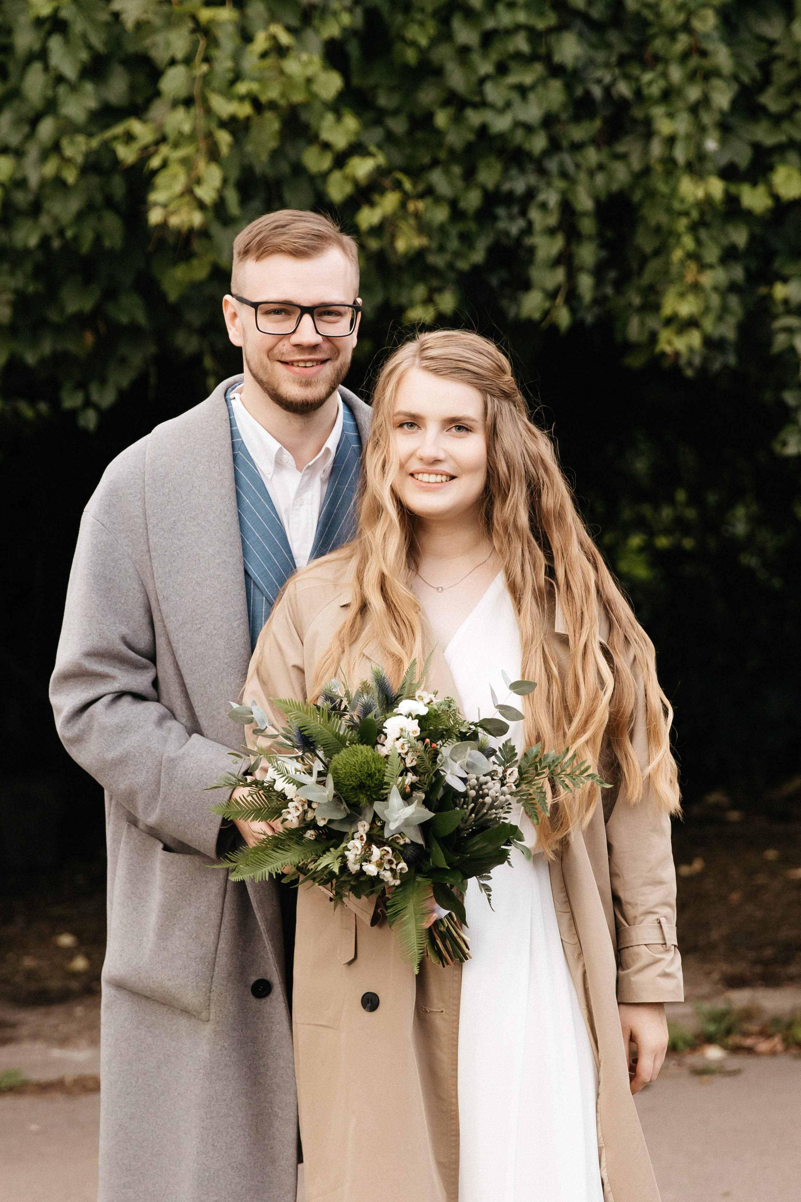 Свадебная фотосессия в Оранжереи Ботанического сада им Цицина. Свадебный и семейный фотограф в Москве Холда Тати