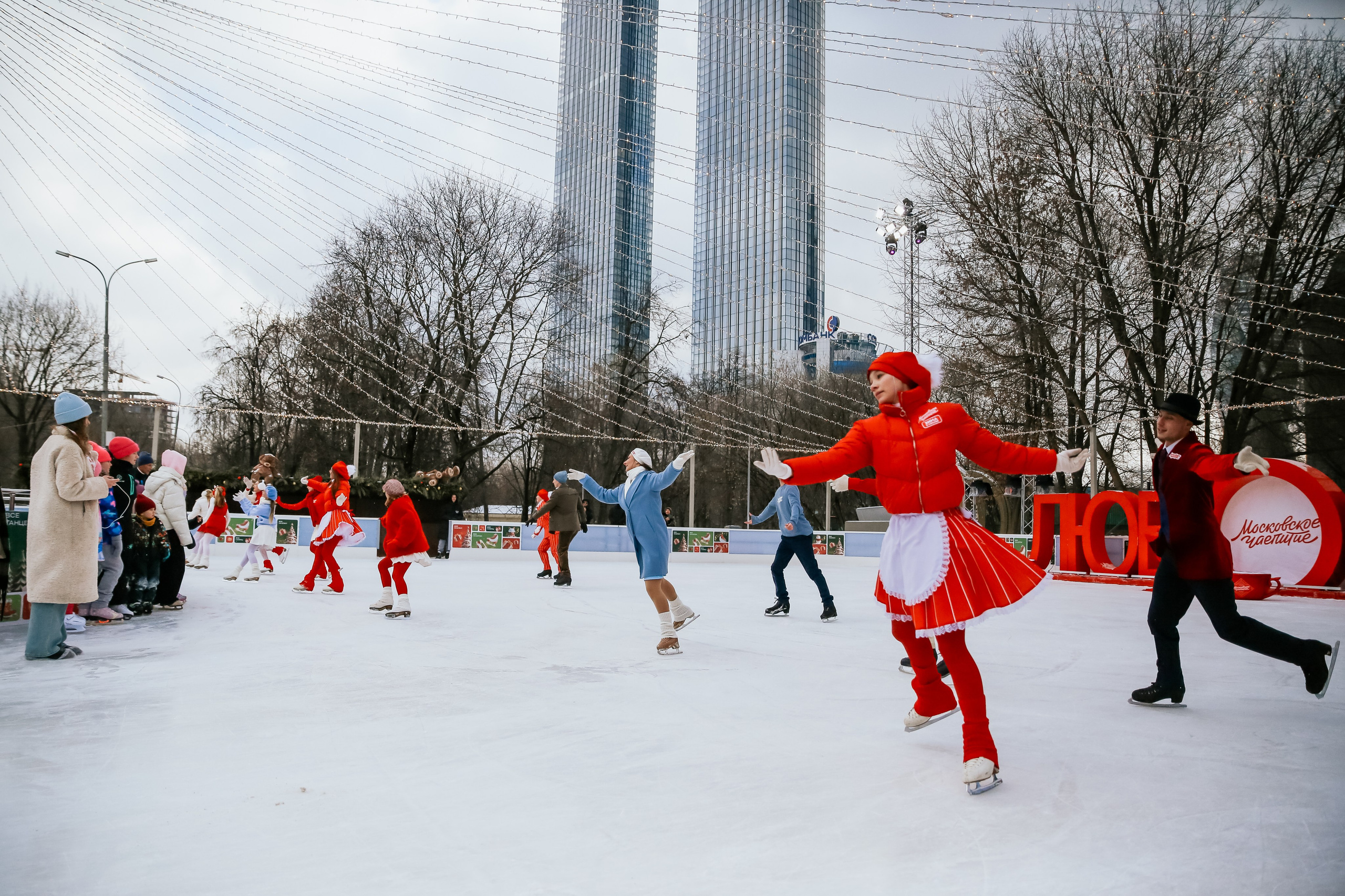 Ледовое шоу Сити каток Московское Чаепитие. Фотограф и видеограф Анна Домашенко