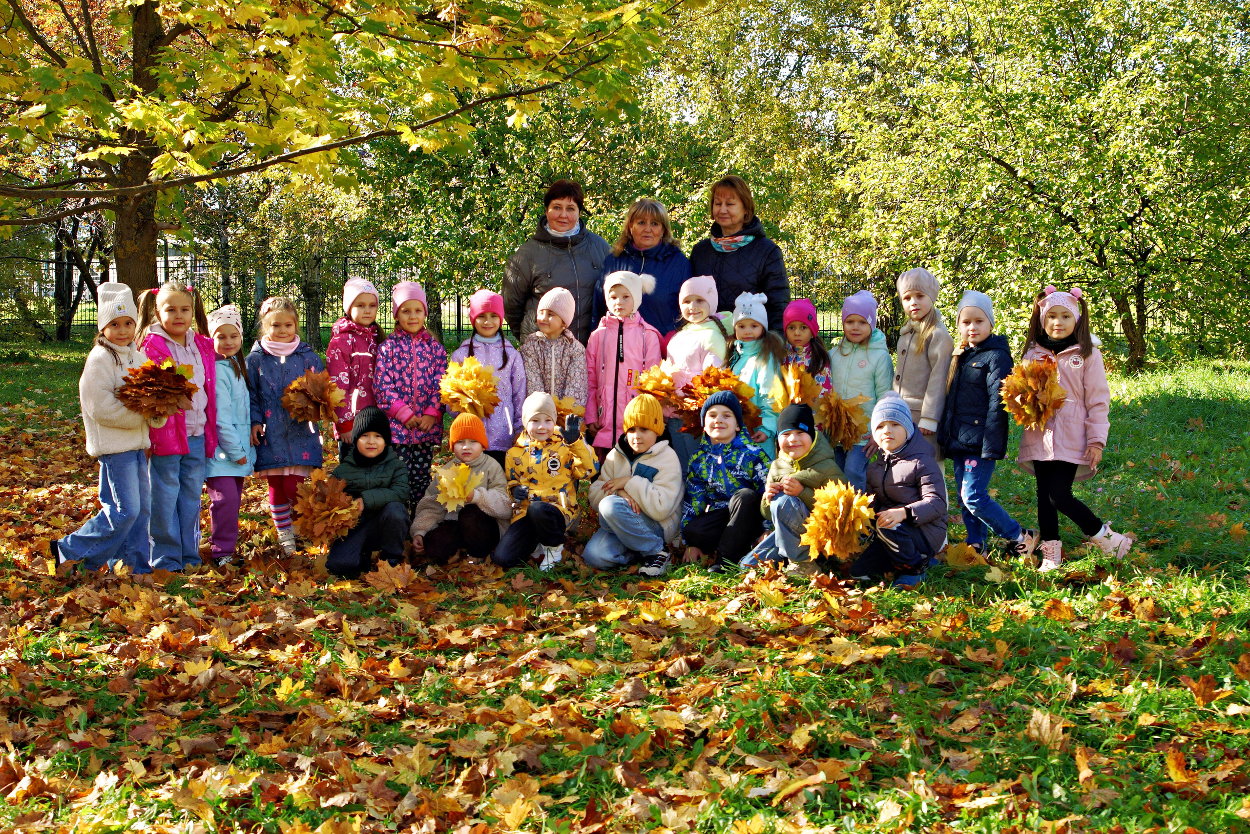 Осенняя фотосессия в детском саду г. Йошкар-Ола