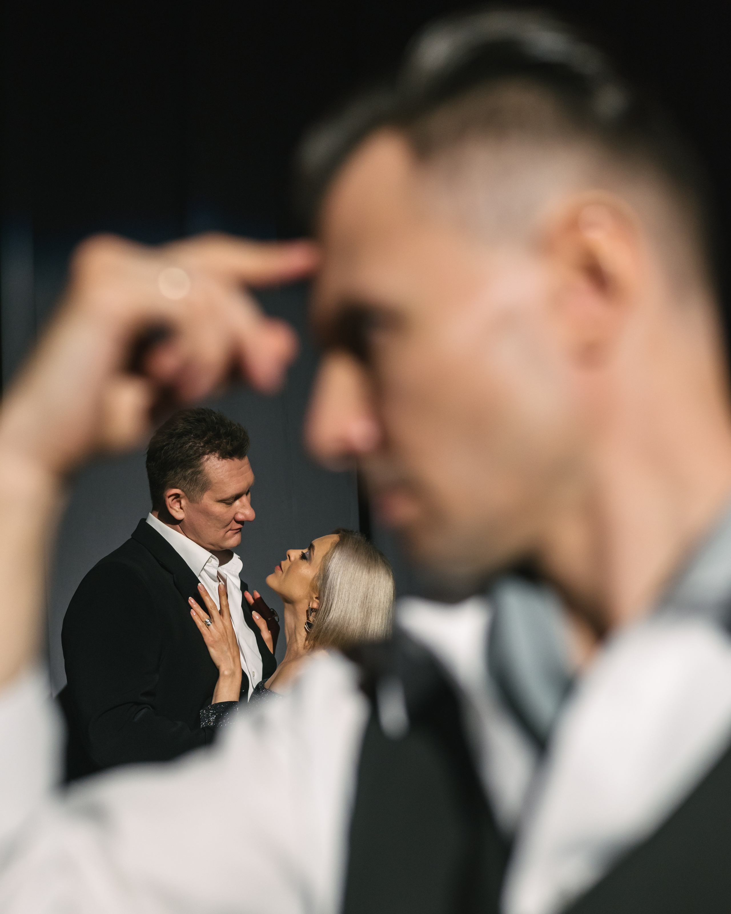 Актёрский состав спектакля "Настоящий детектив", Городской драматический театр, г. Нижневартовск. Режиссёр Владимир Литвинов, г. Санкт-Петербург