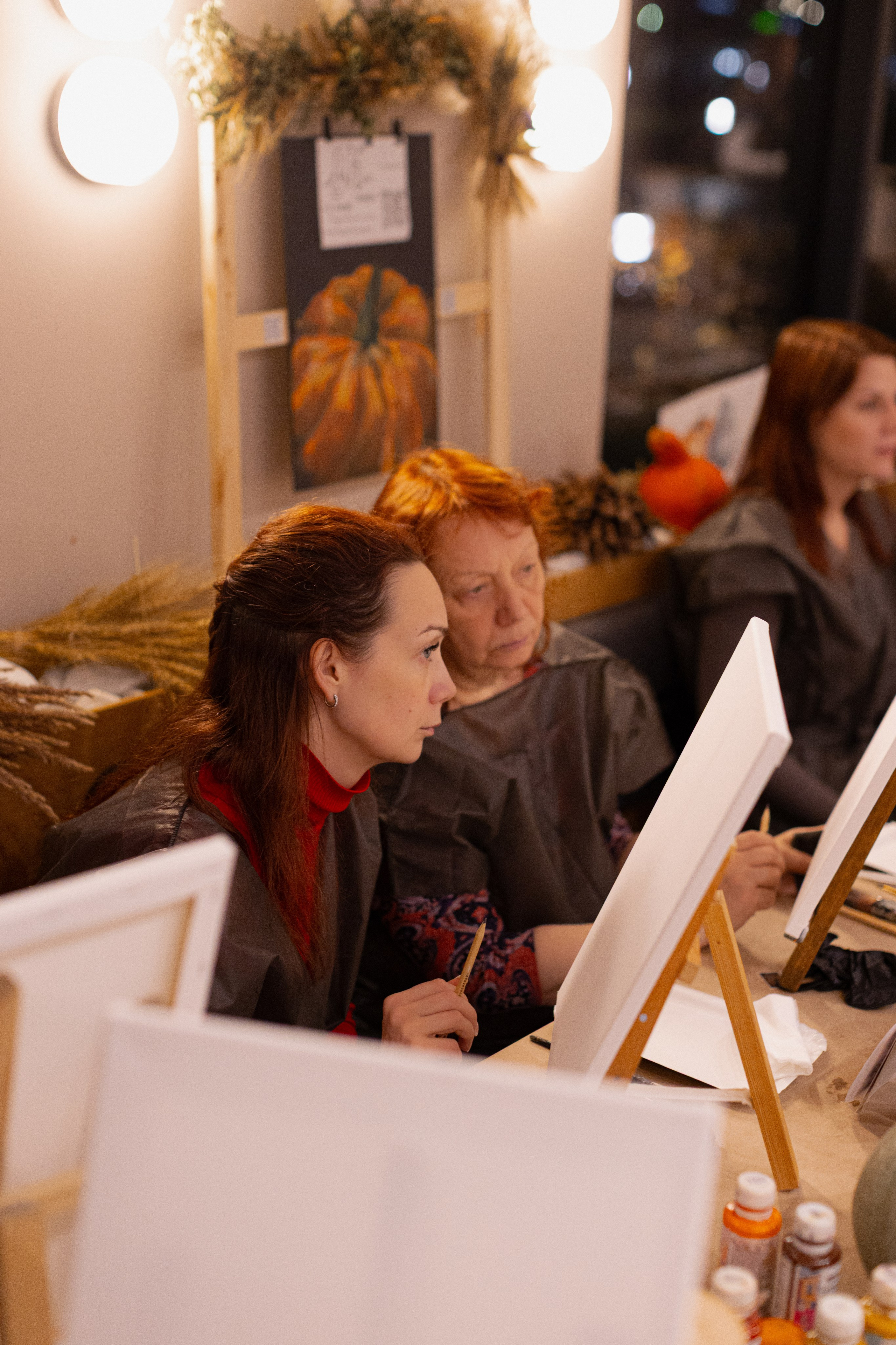 МК Тыква в кафе Здрасте. Анастасия Ракчеева Художник