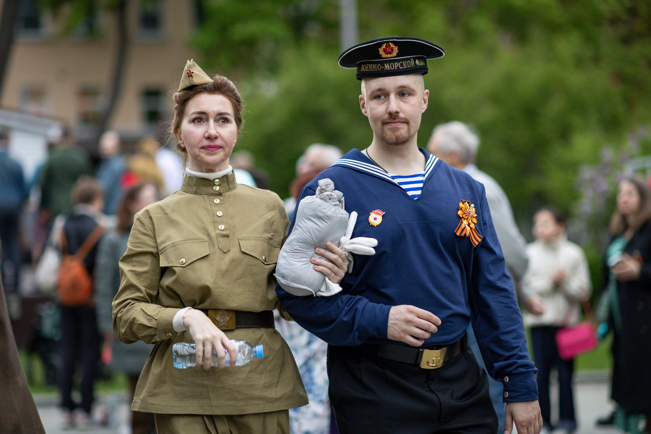 Бал Победы в саду Эрмитаж. Фотограф Сергей Ловкий