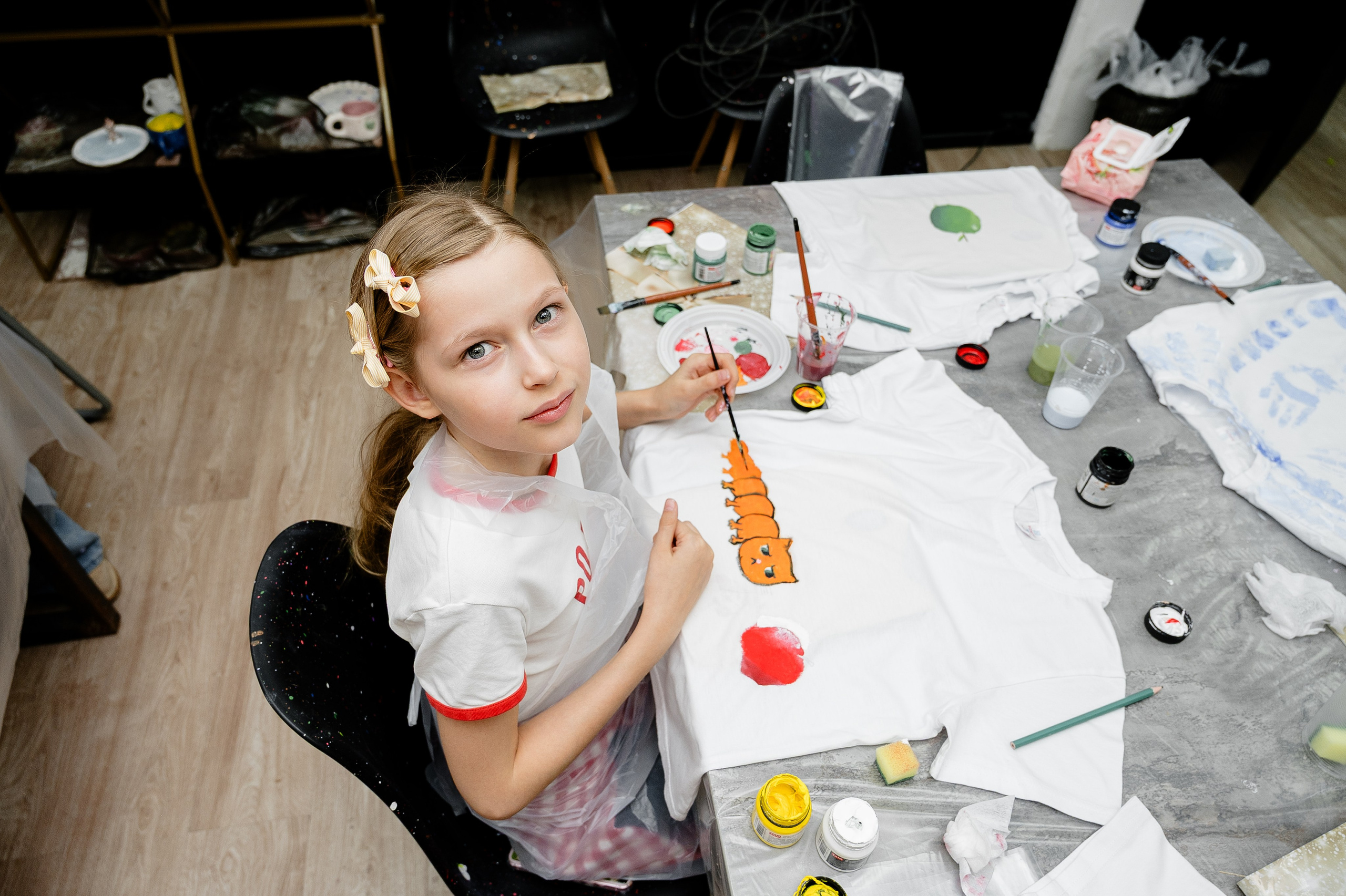 Детский День рождения. Мк роспись футболок. Alice_insomnia