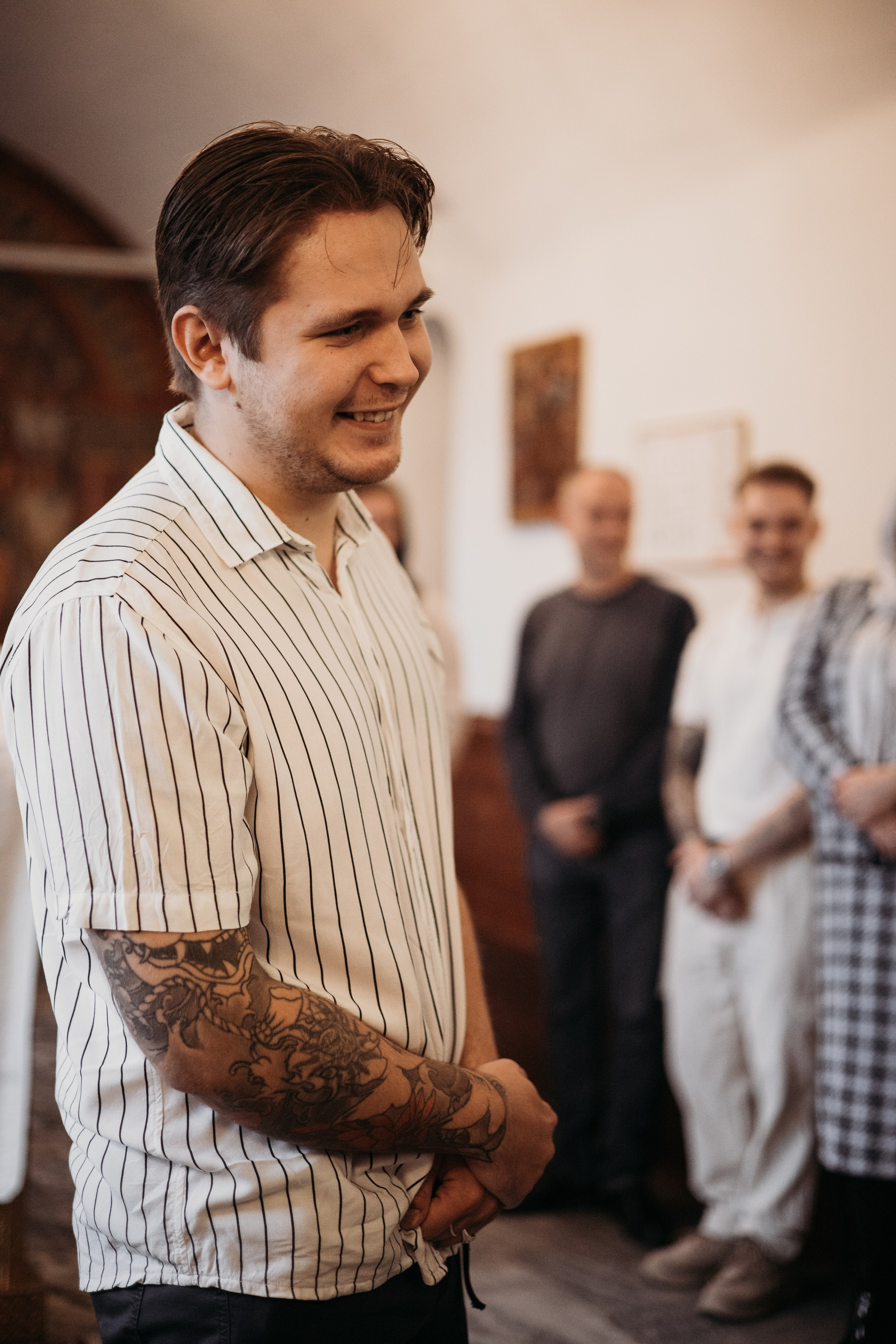 Съёмки в Храме