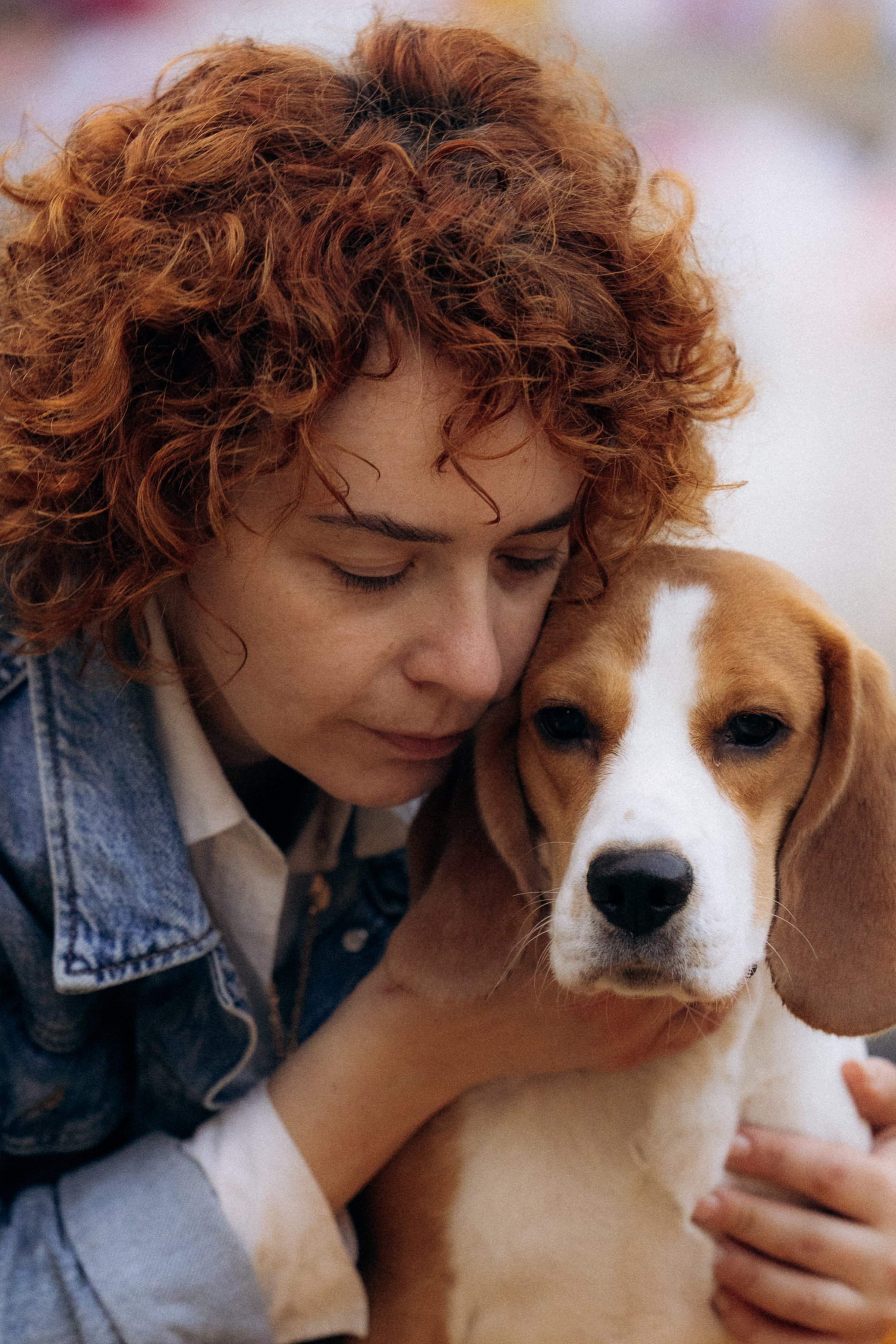 Анна и Рэна. Рассвет в Москве. Фотограф анималист в Казани Алина Сулейманова. Фотограф животных