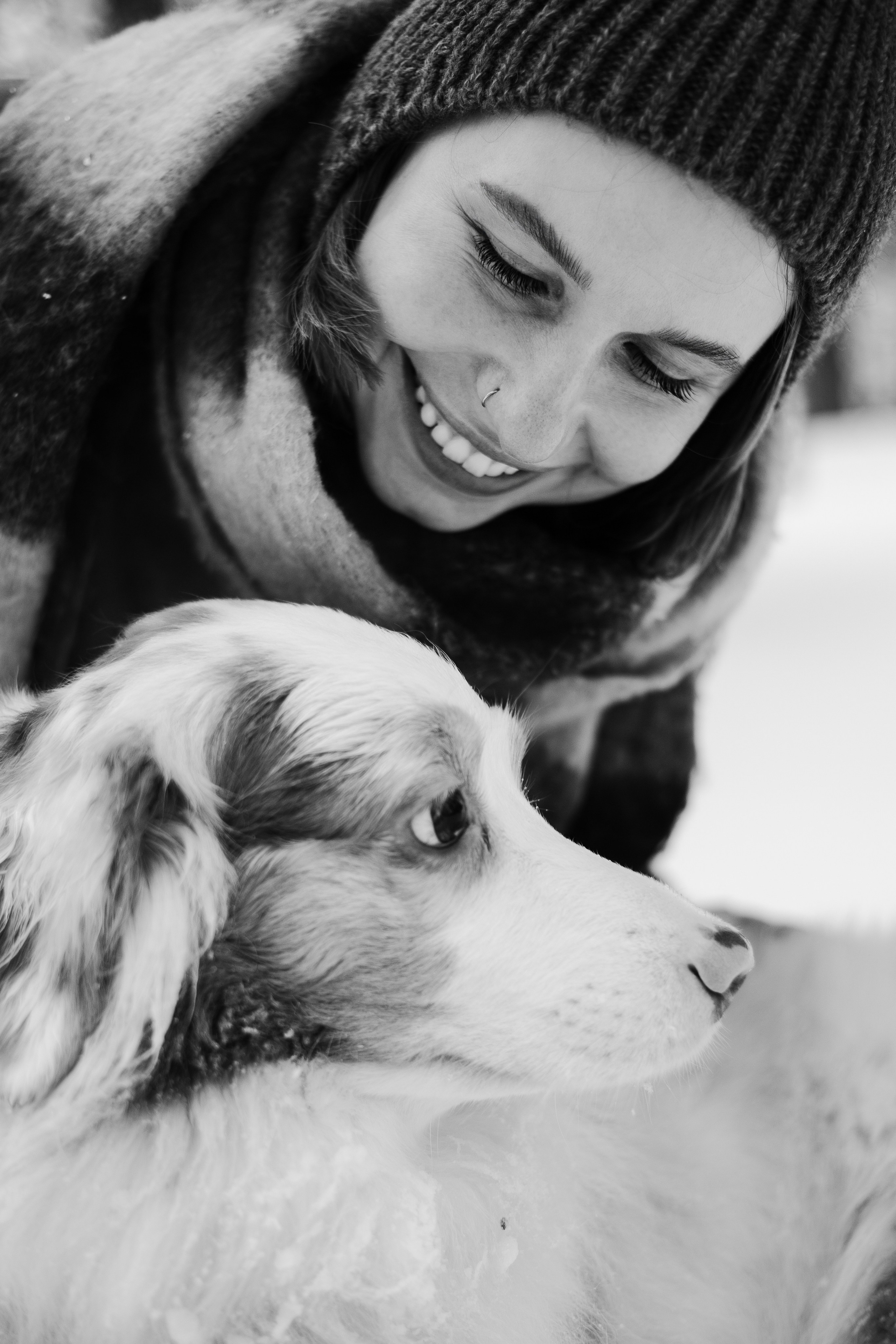 Юля и Ума. Фотограф-анималист Мария Баркевич | Москва