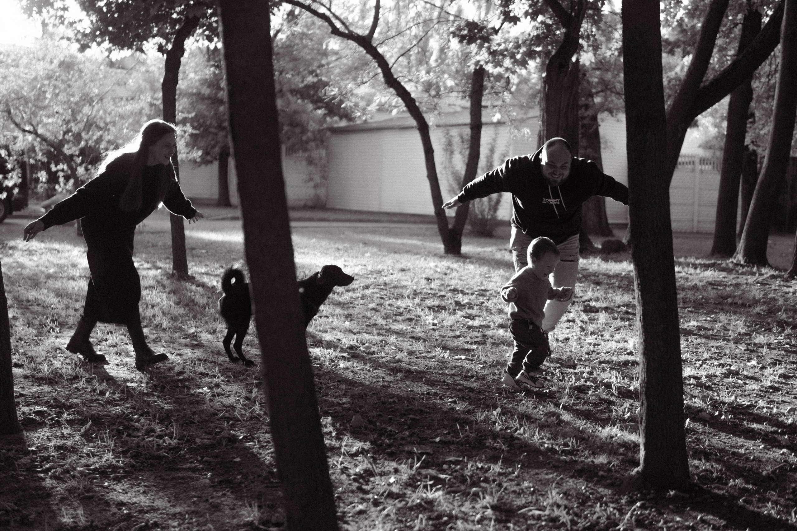 Ксюня, Ваня, Марк и 🐶. Свадебный фотограф Оля Григунова