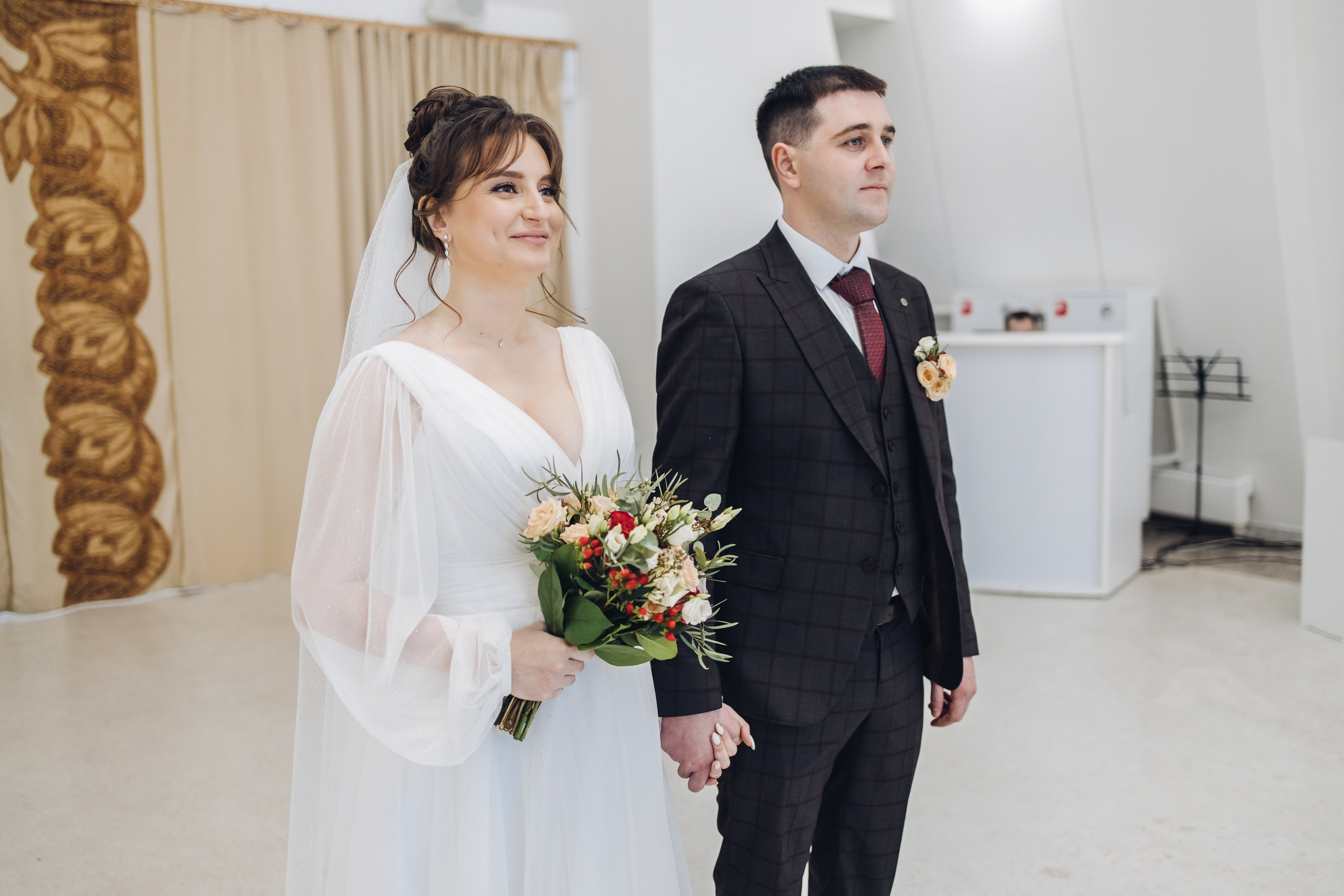 Свадьба Евгения и Олеси, ноябрь  2021, Самара. Семейный и свадебный фотограф Viva Photo