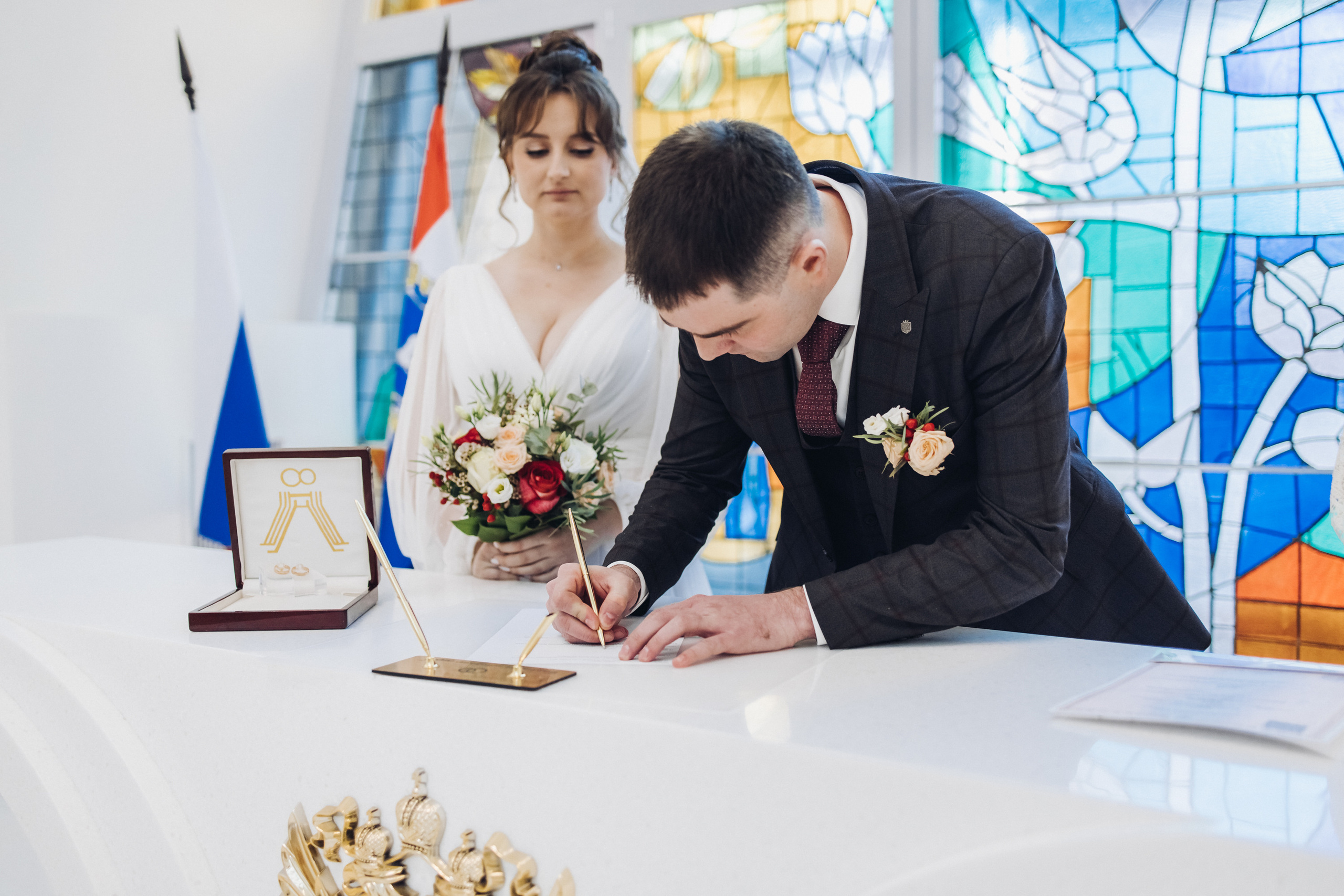 Свадьба Евгения и Олеси, ноябрь  2021, Самара. Семейный и свадебный фотограф Viva Photo