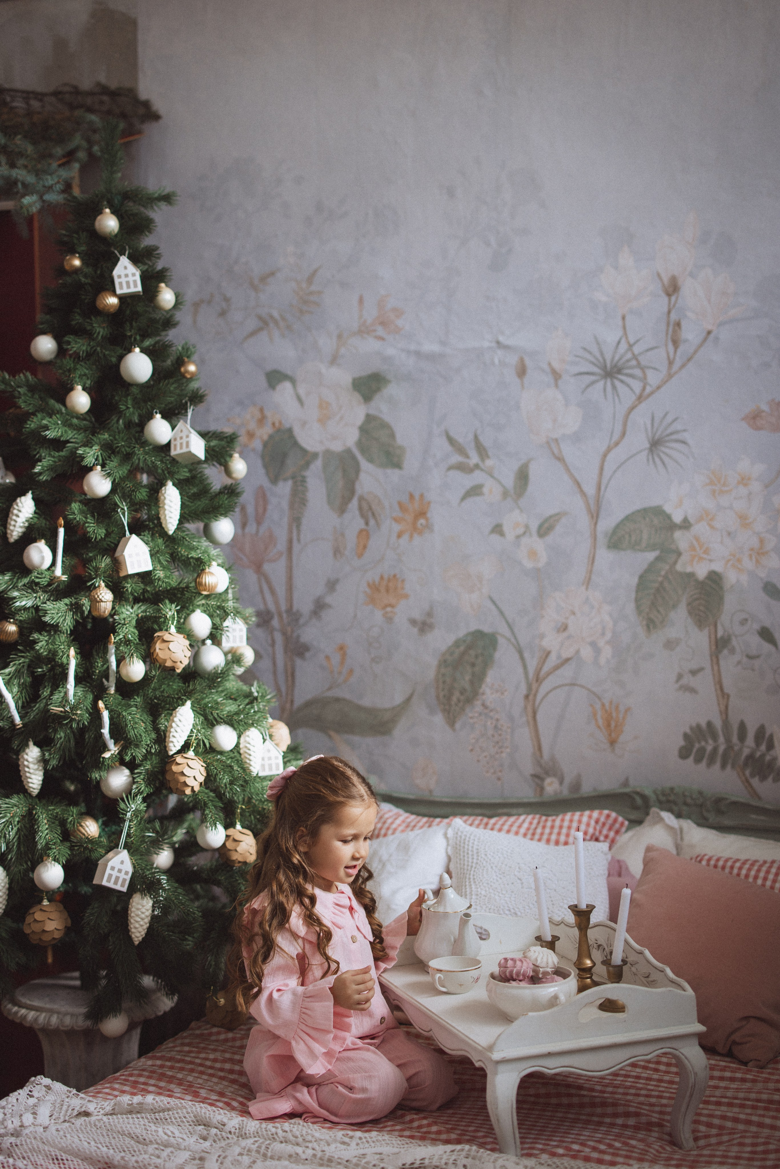 Новогодняя фотосессия в стиле Винтаж. Семейный и детский фотограф в Краснодаре Анна Трашкова