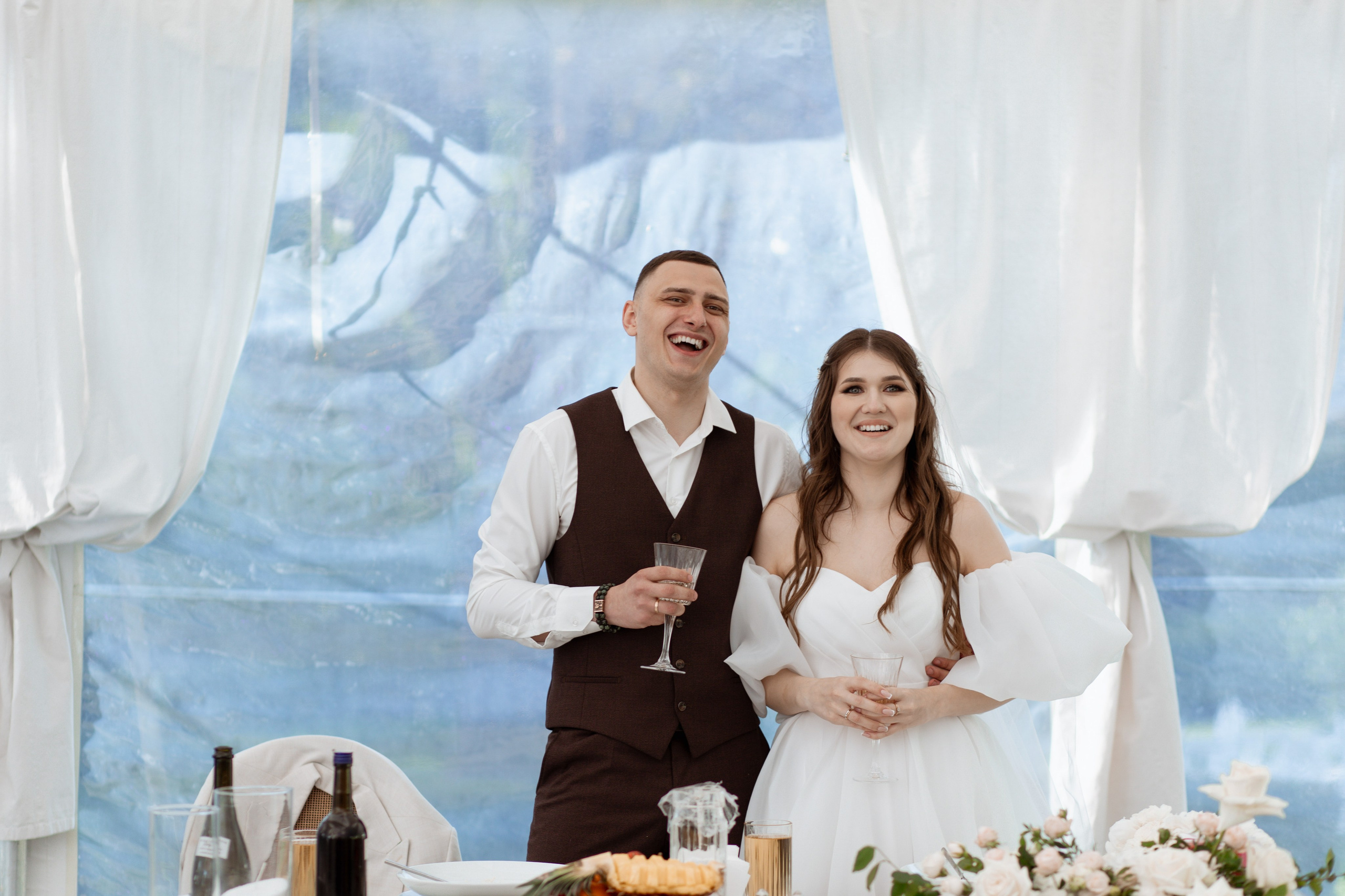 Уютная свадьба за городом в кругу самых близких. Свадебный фотограф Елена Рубцова