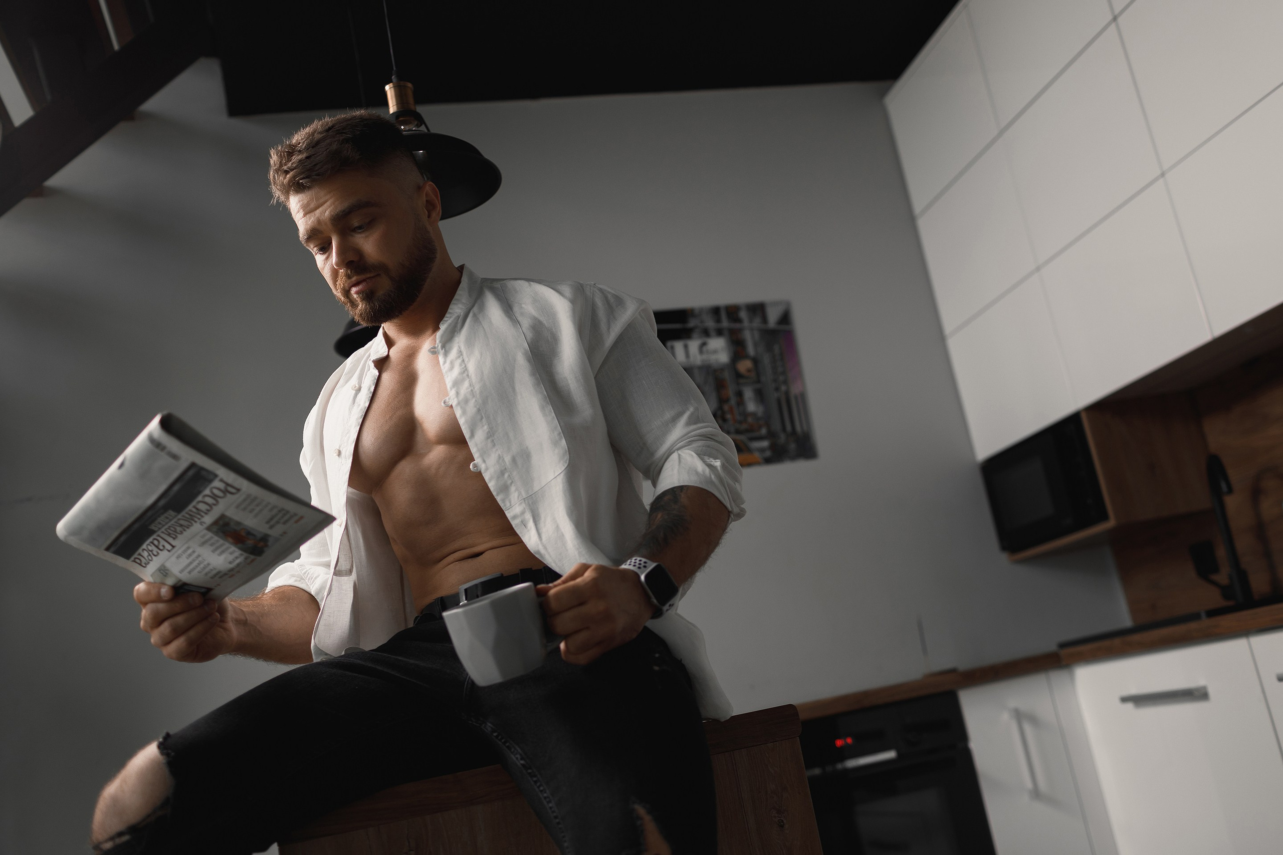 Индивидуальная мужская фотосессия. Профессиональный фотограф в Новосибирске