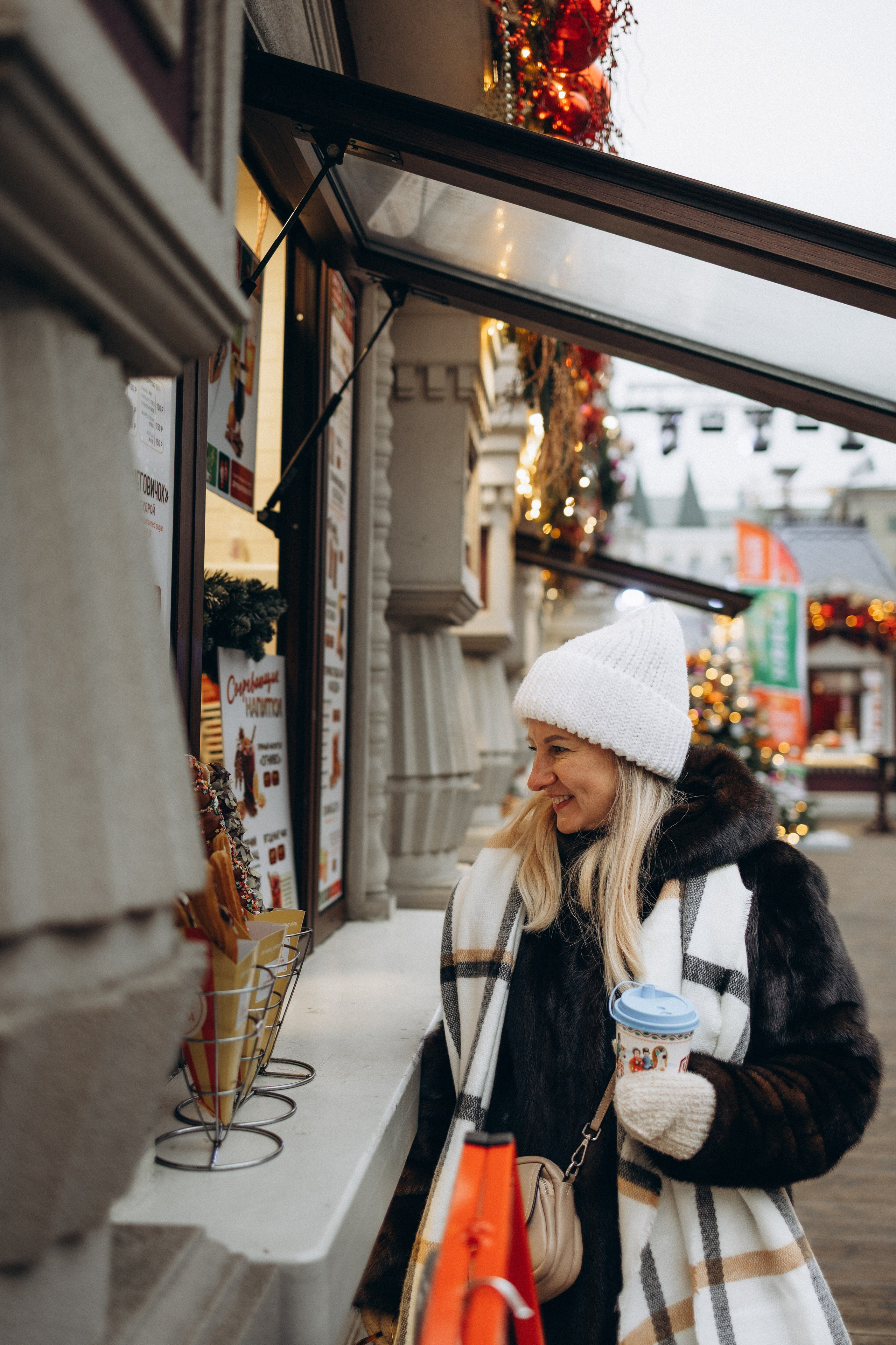 Зимняя прогулка Юлии. Фотограф lifestylе в Москве Пшеничная Анастасия