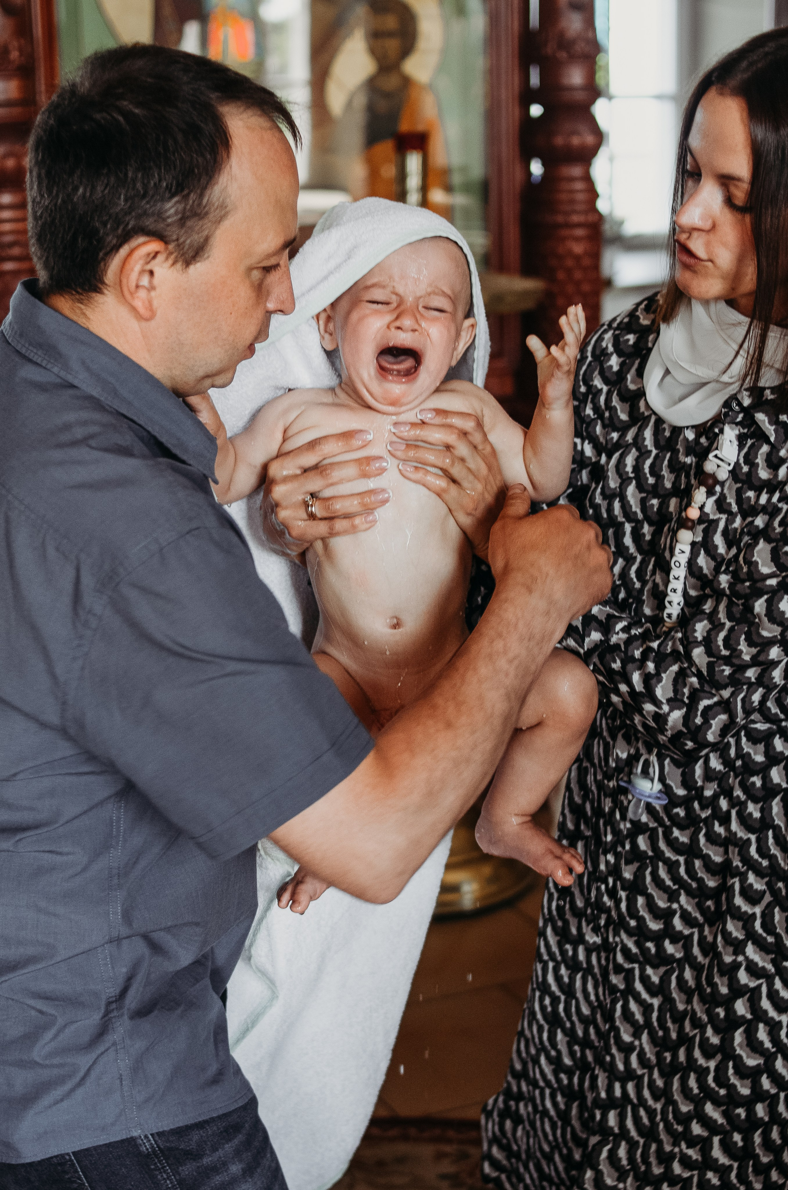 Таинство крещения Лев. Семейный фотограф Москва, Люберцы, Петрозаводск