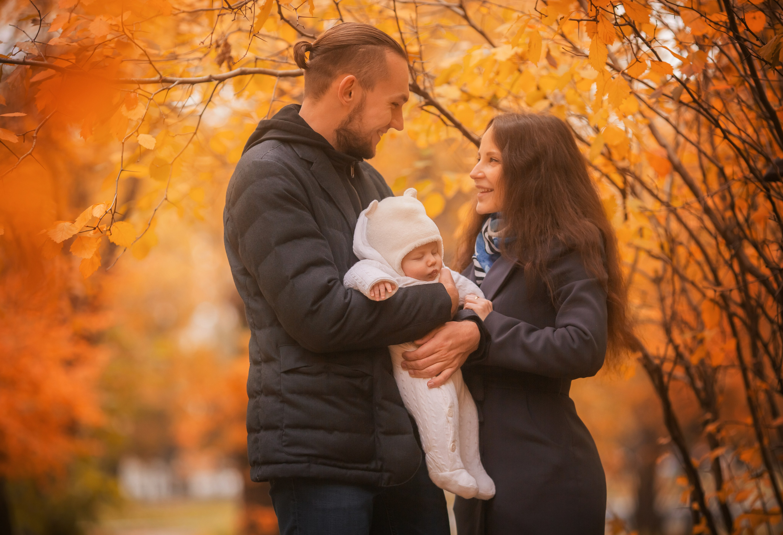 Осенняя семейная фотосессия. צלם ואמן ילדים ומשפחה