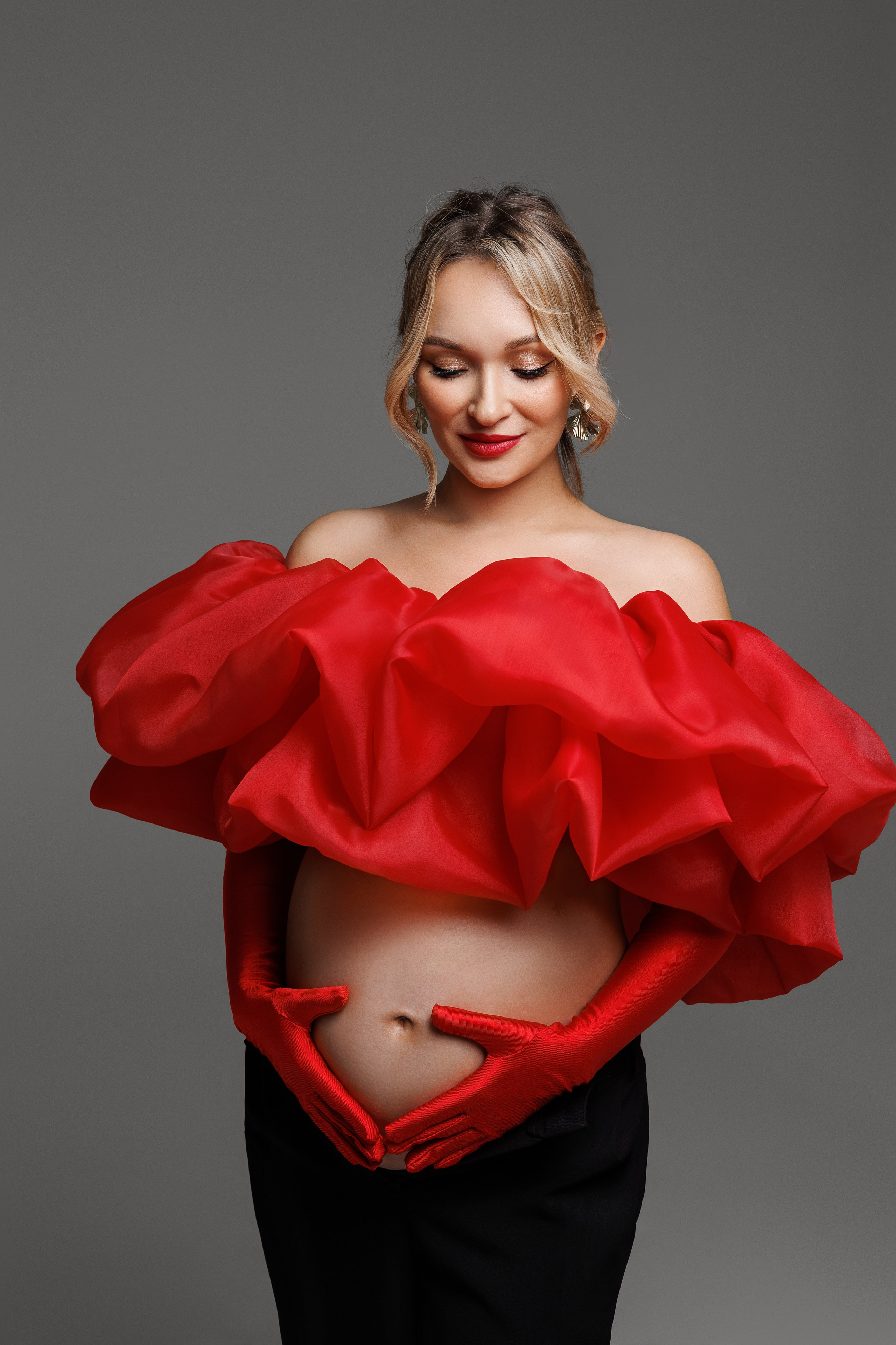 Топ с воланами. Размер L