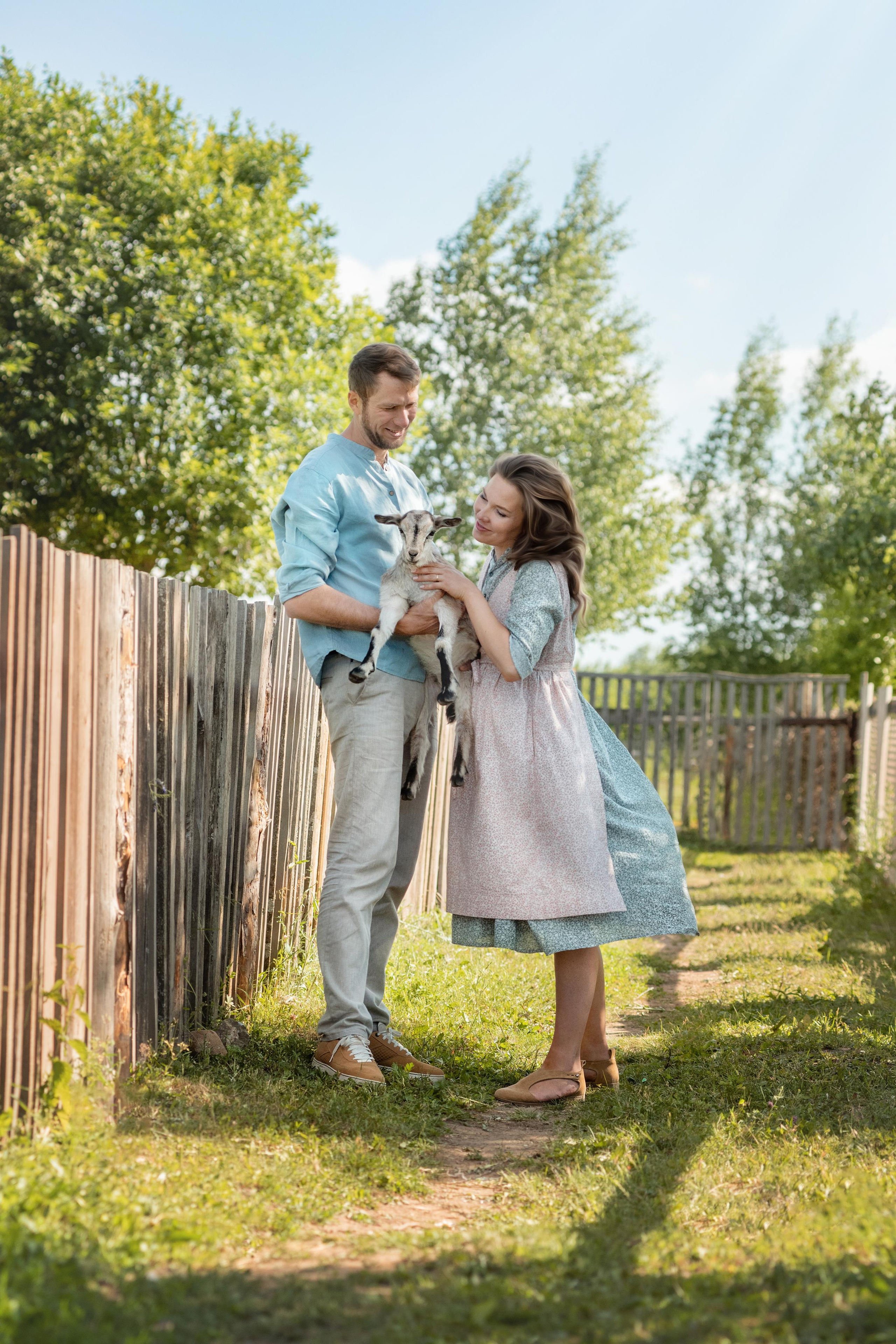 Семейная съемка. Деревня