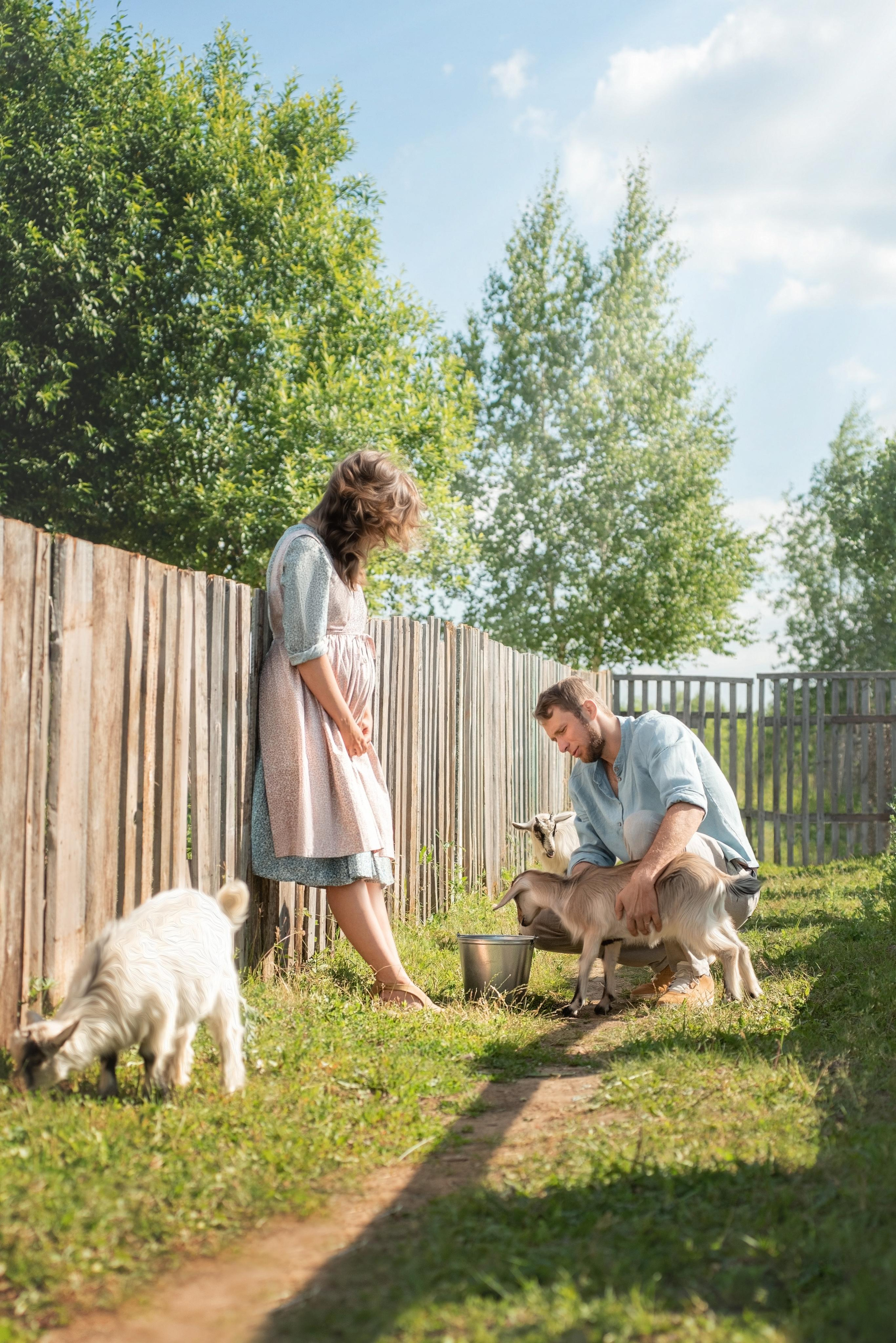 Семейная съемка. Деревня