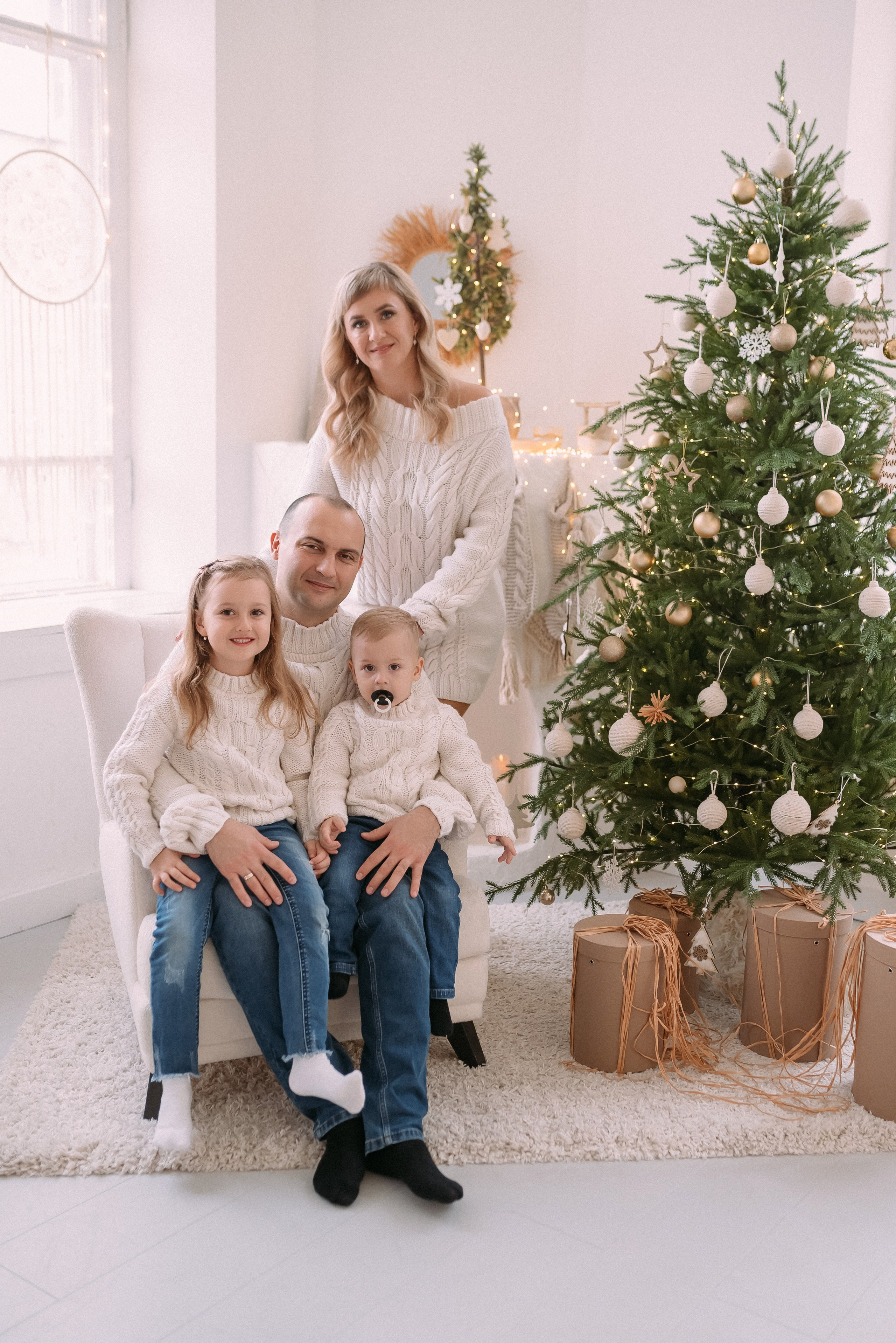 Семейная новогодняя съёмка. Свадебный и семейный фотограф в Симферополе Дарья Маркова