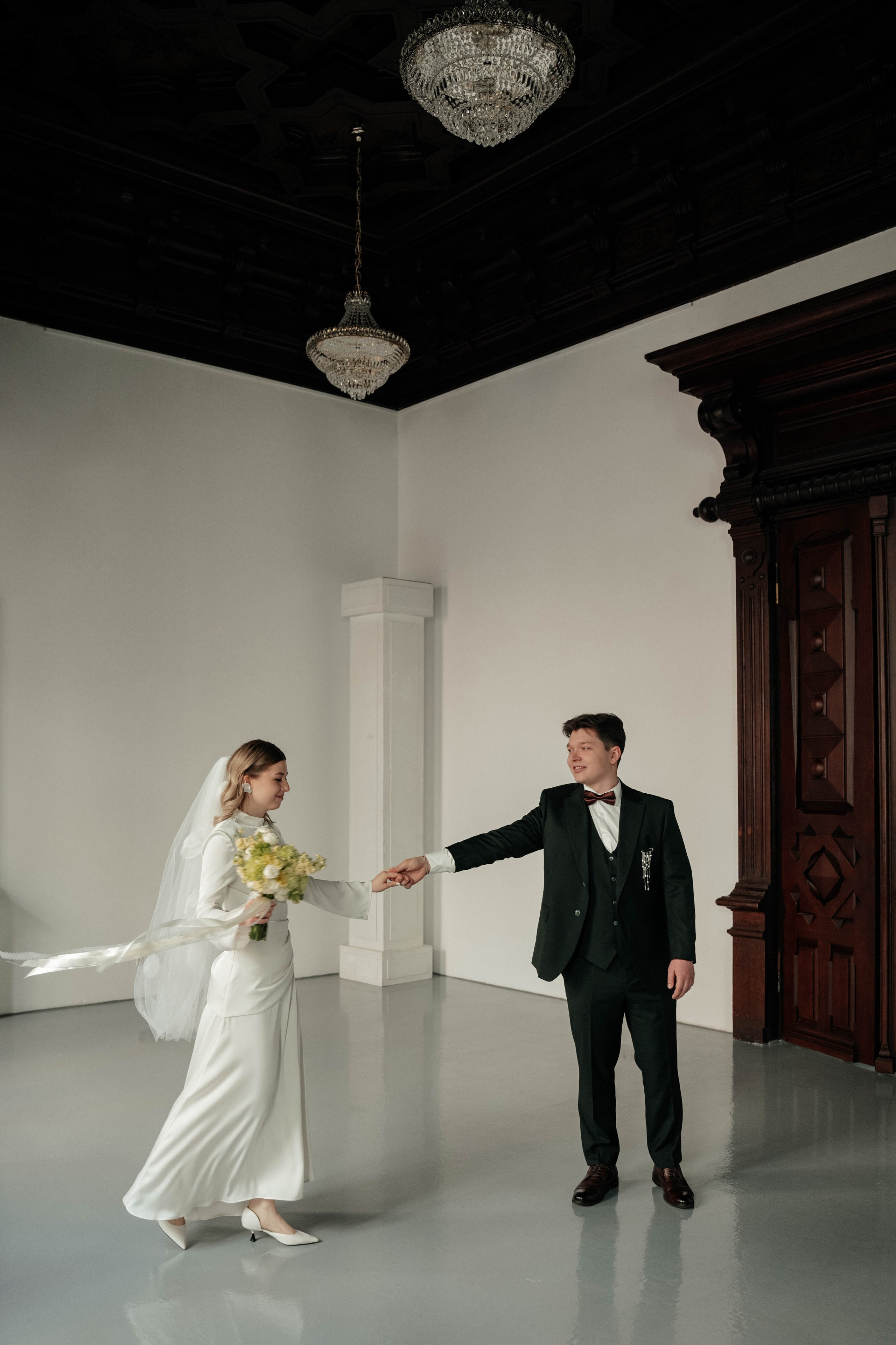 Евгений и Анастасия / Особняк Спиридонова, МГУ. Свадебный фотограф Москва Александра Аверкова