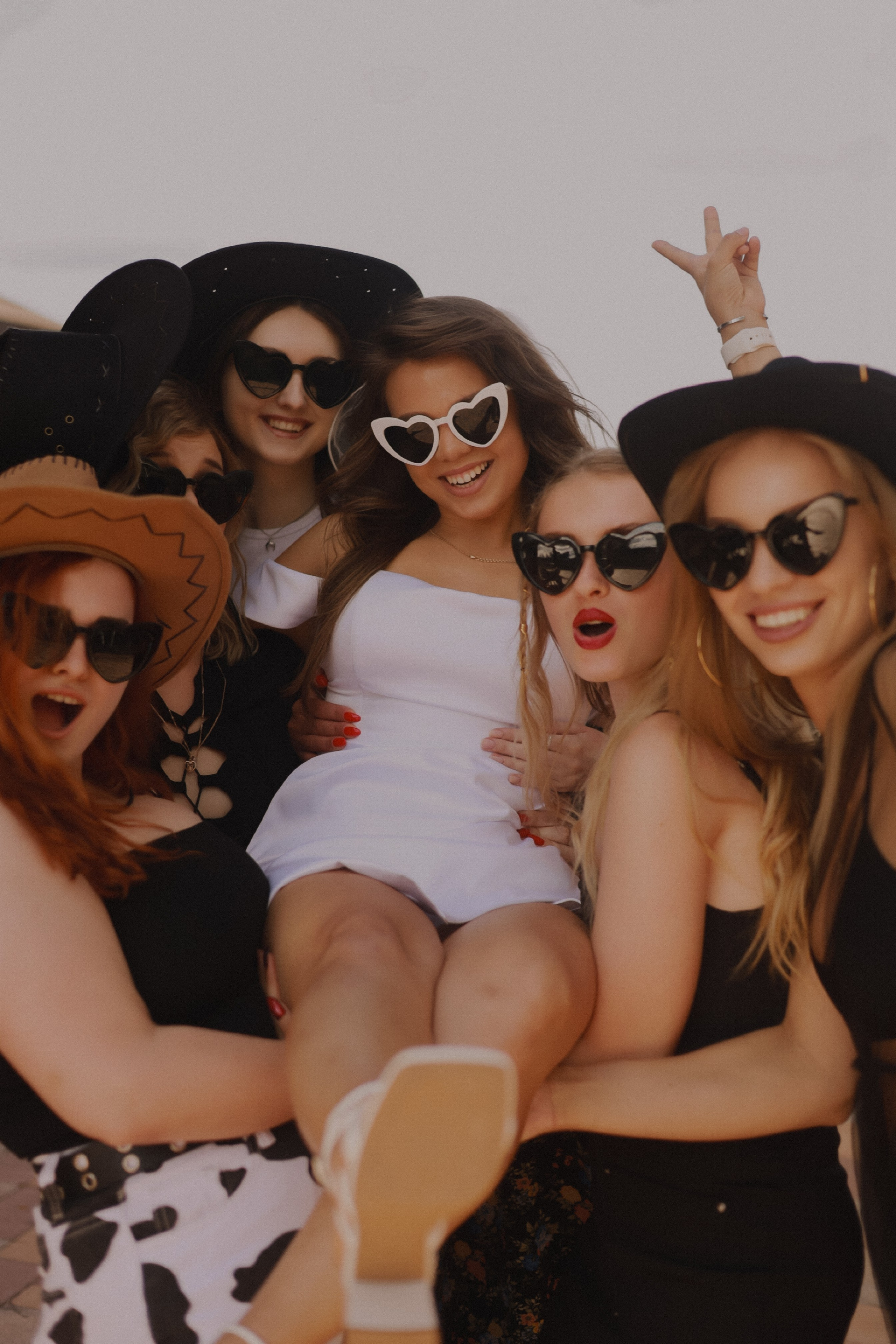 Girls party. Cowboy’s mood