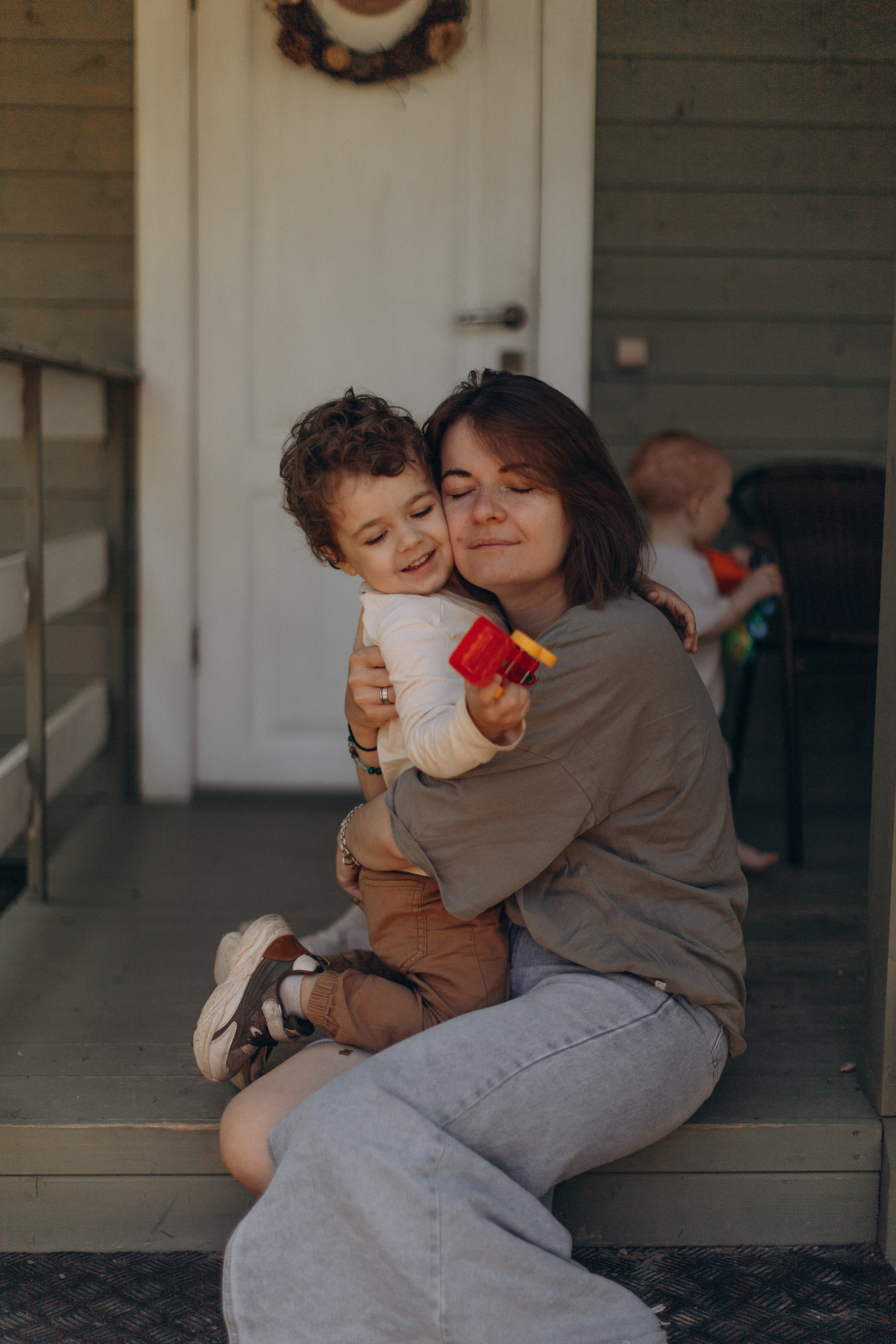 Настя и ее мальчишки. Семейный фотограф Полина Сарина Москва