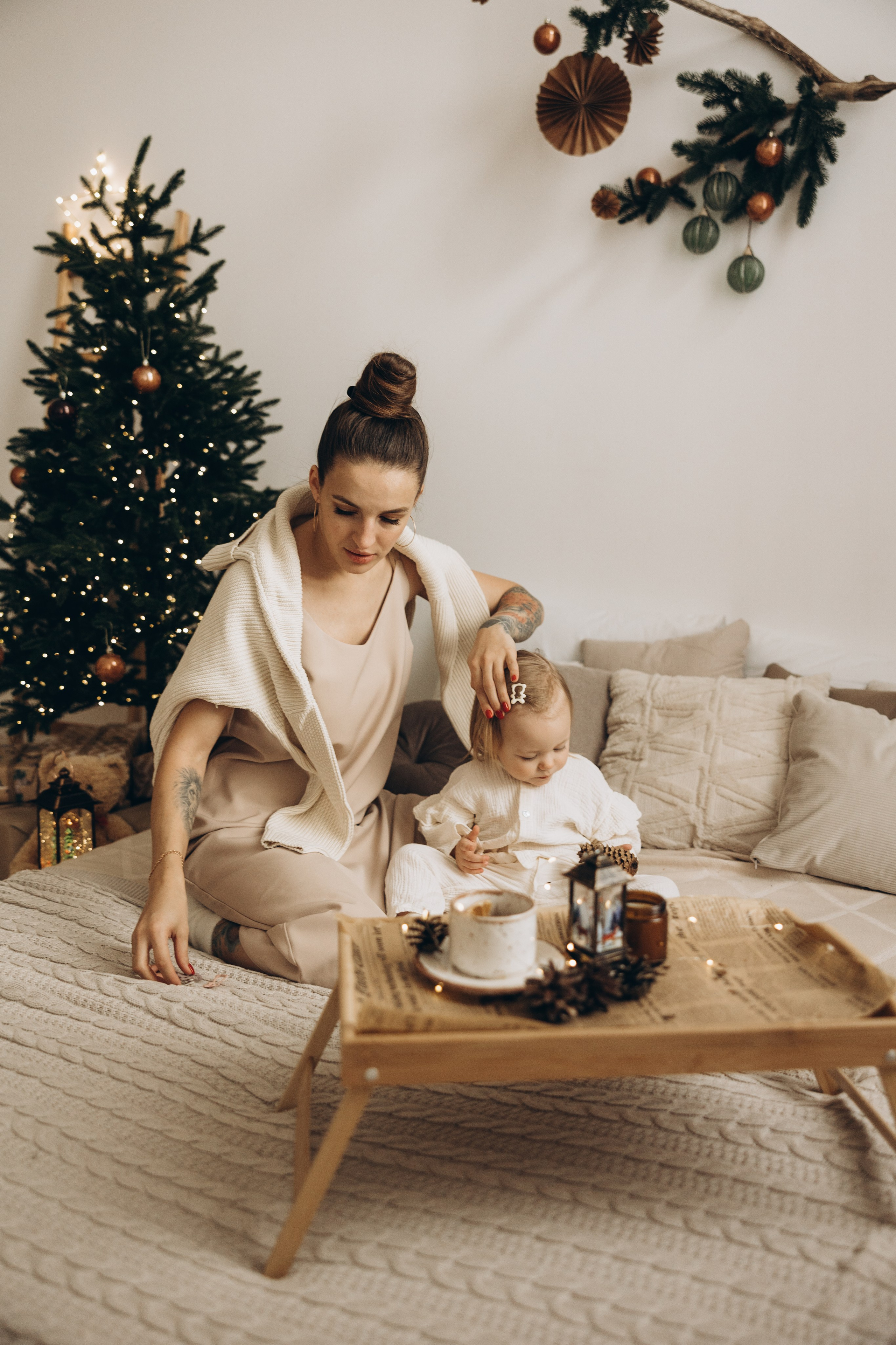 Ольга и Мирослава НГ. Семейный фотограф в Москве Виктория Ястребинская