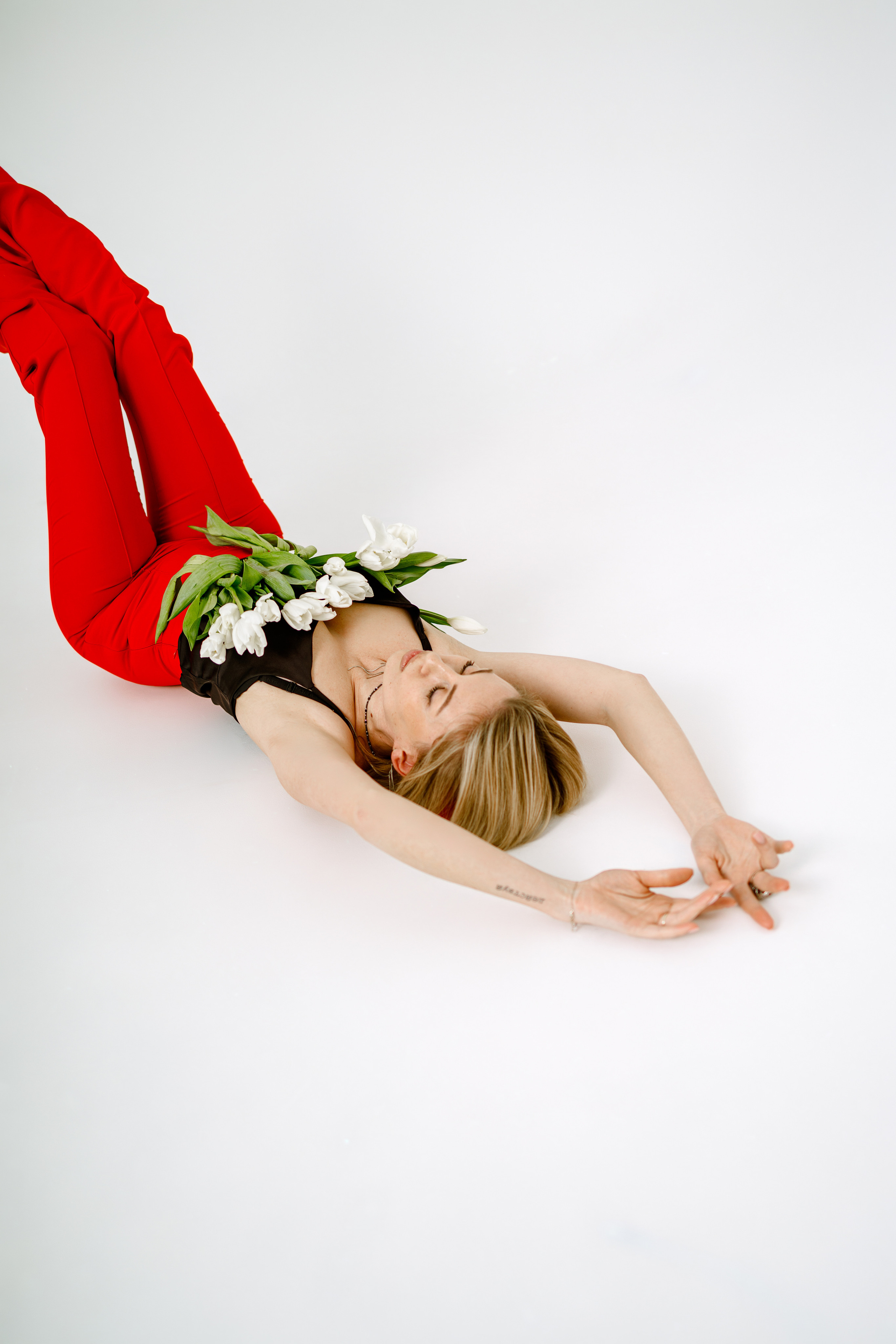 Съемка с тюльпанами. Фотограф Виктория Бурова