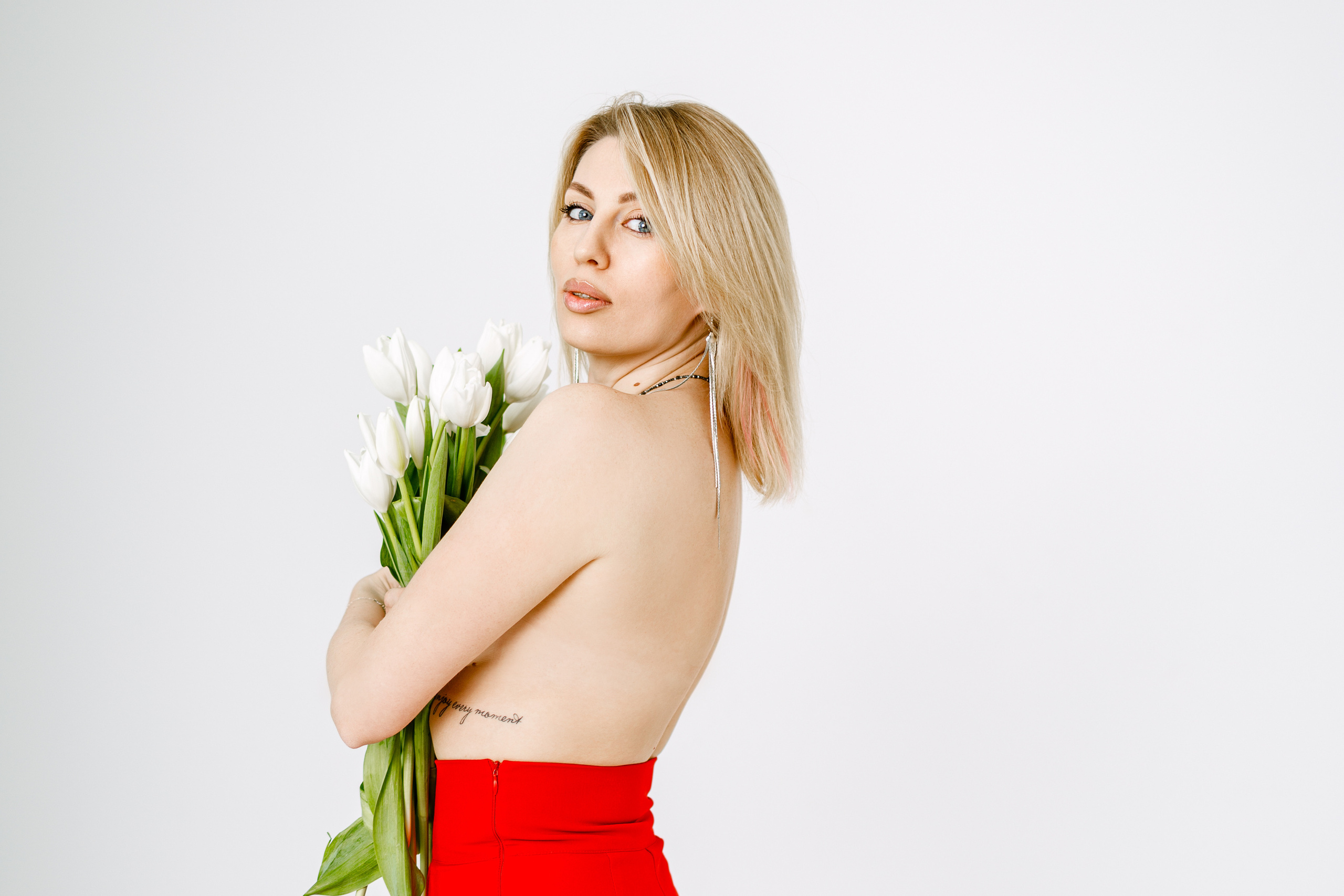 Съемка с тюльпанами. Фотограф Виктория Бурова