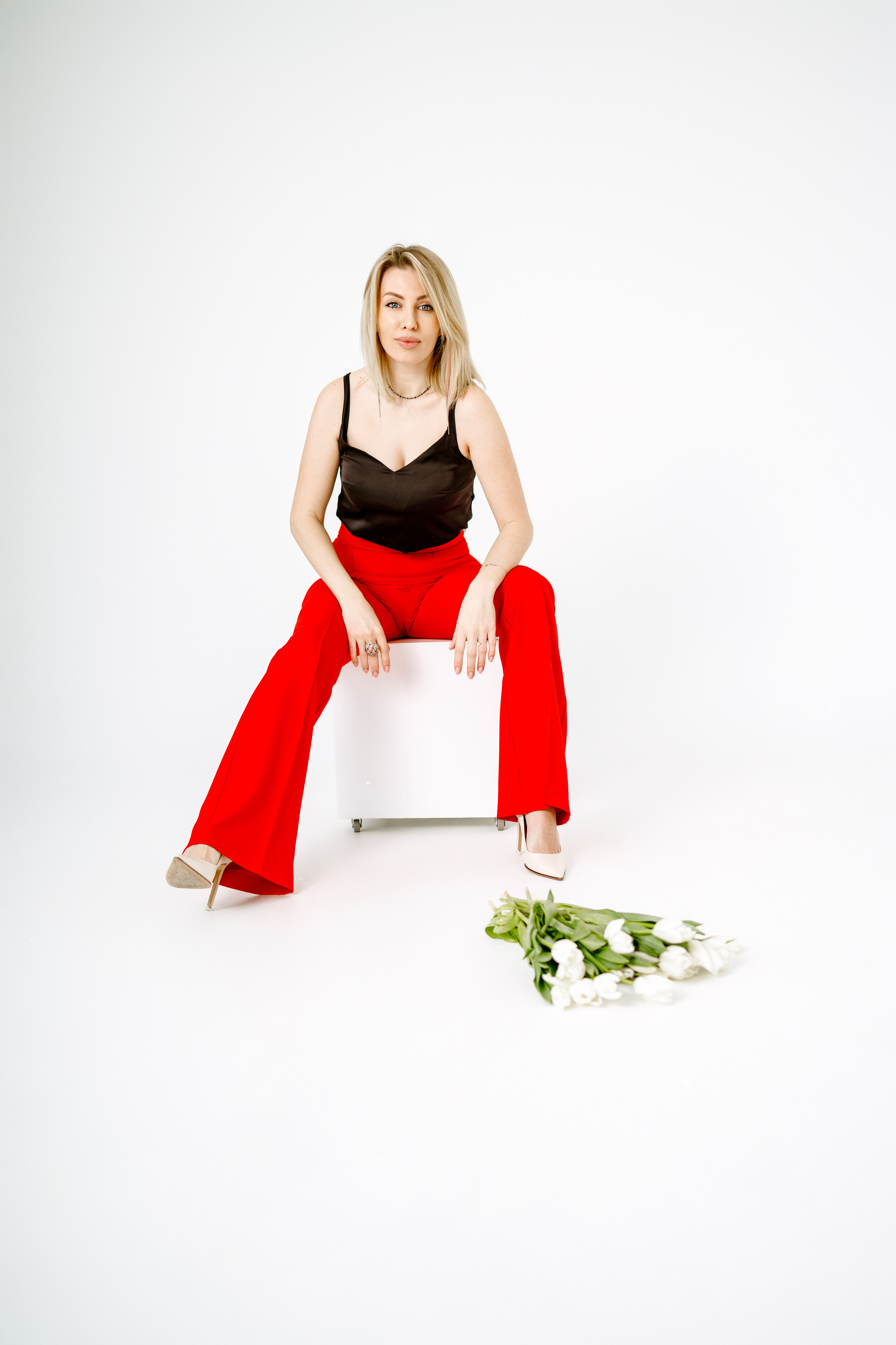 Съемка с тюльпанами. Фотограф Виктория Бурова