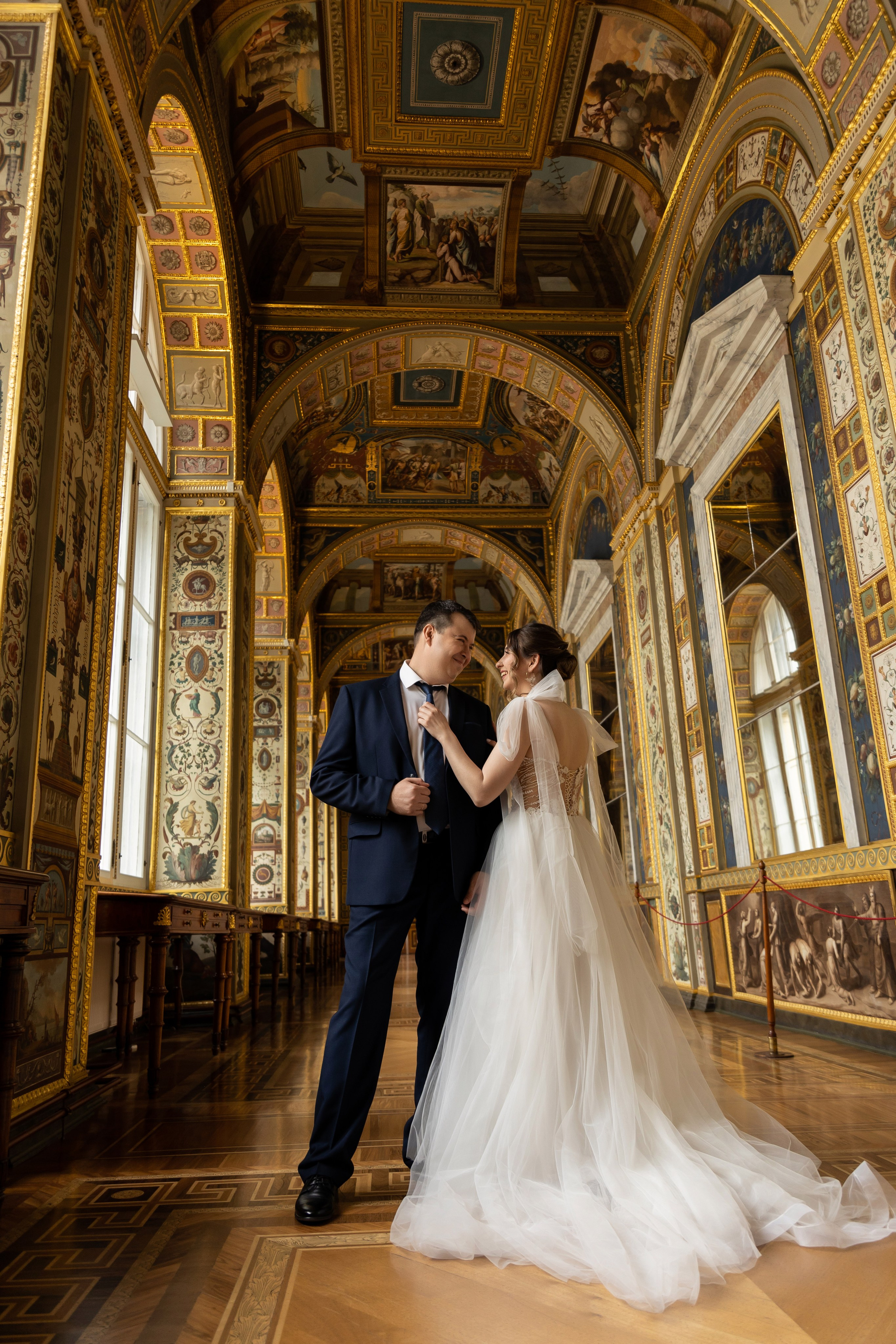 Свадебная фотосессия в Эрмитаже. Семейный и свадебный фотограф в Санкт-Петербурге Татьяна Швыкова