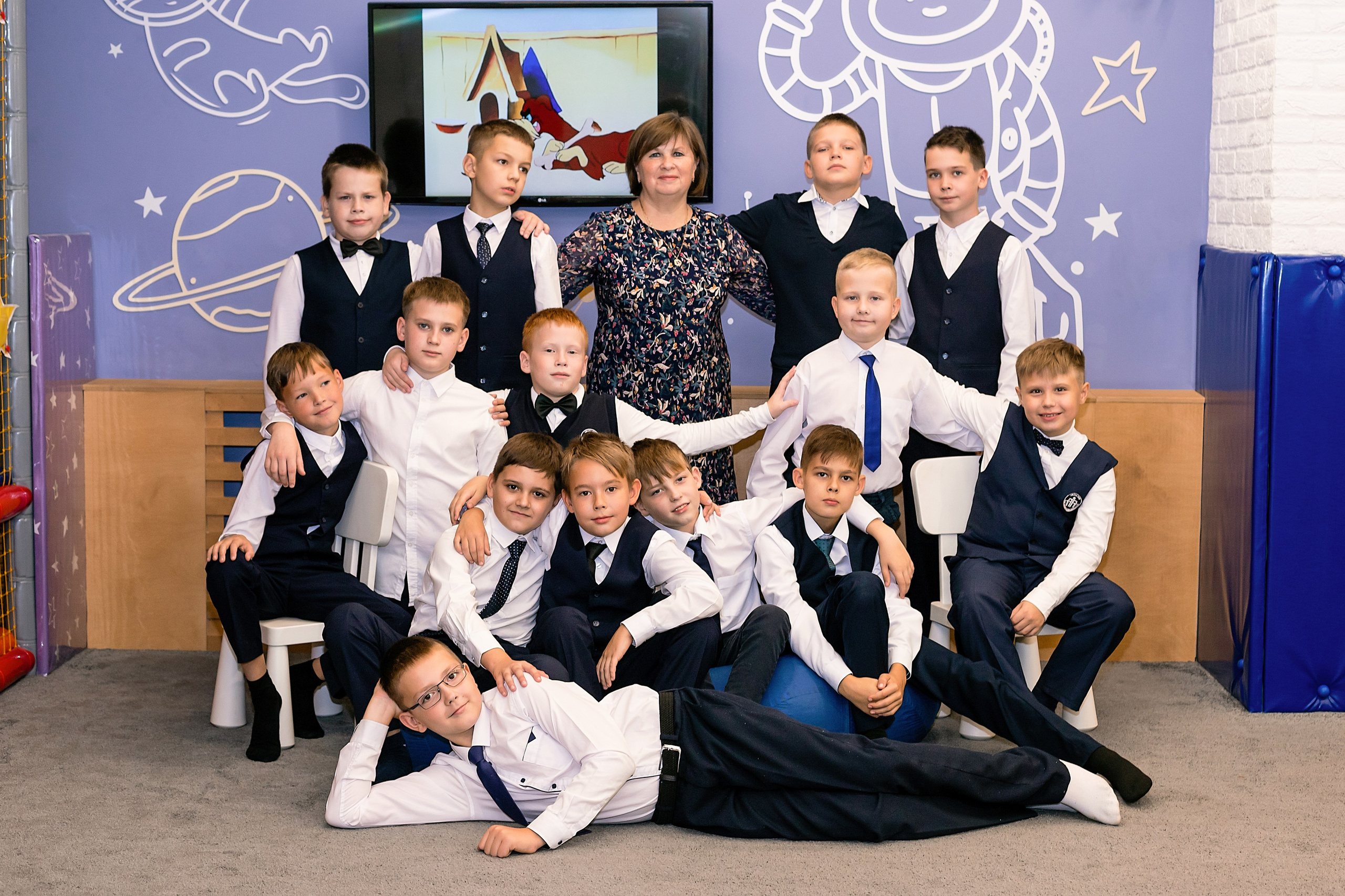 4 класс. Съёмка в кафе. Выпускные альбомы «Эврика» в Нижнем Новгороде