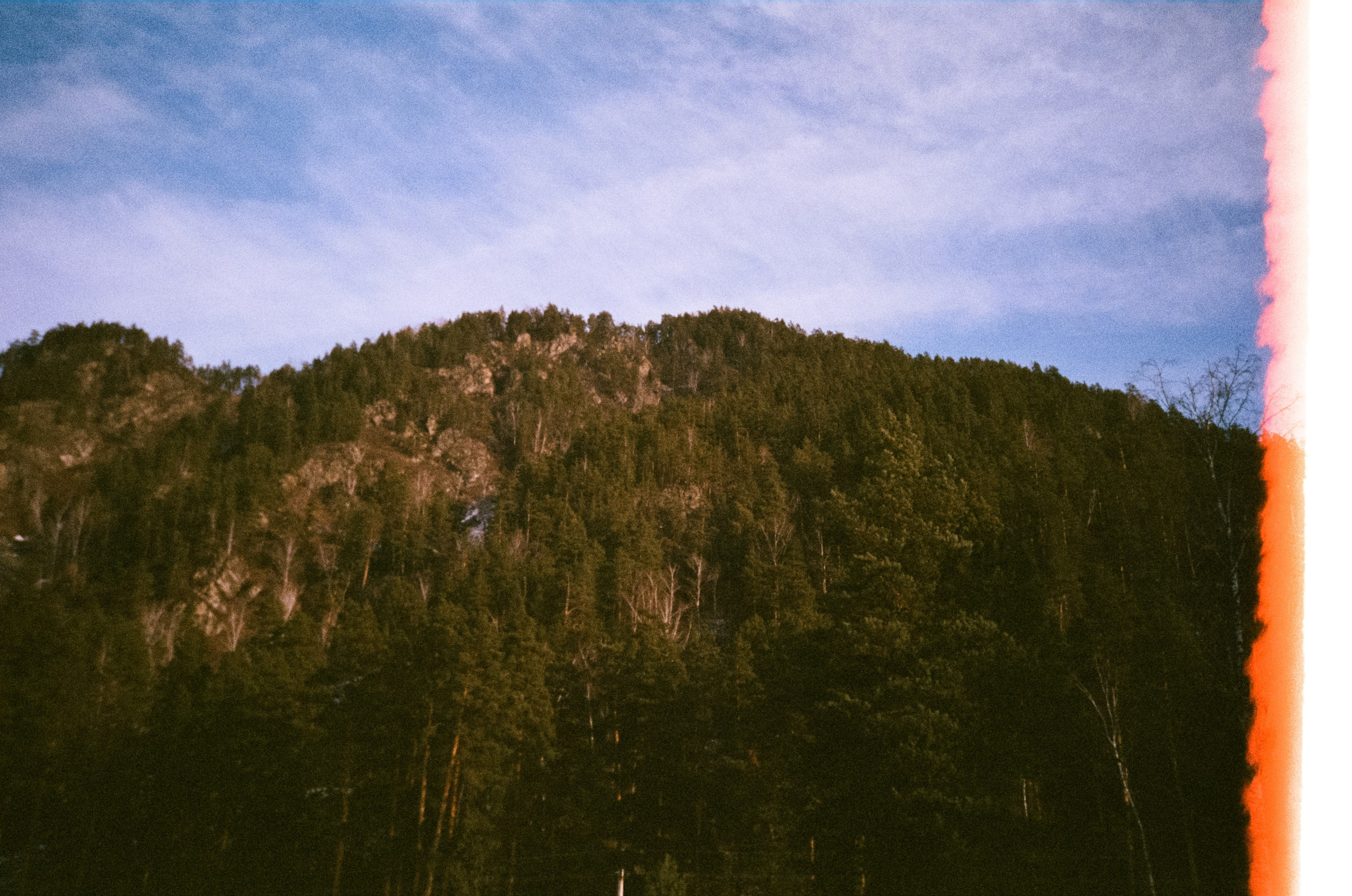 Поле у вертолетной площадки в день зимнего солнцестояния / 22 декабря