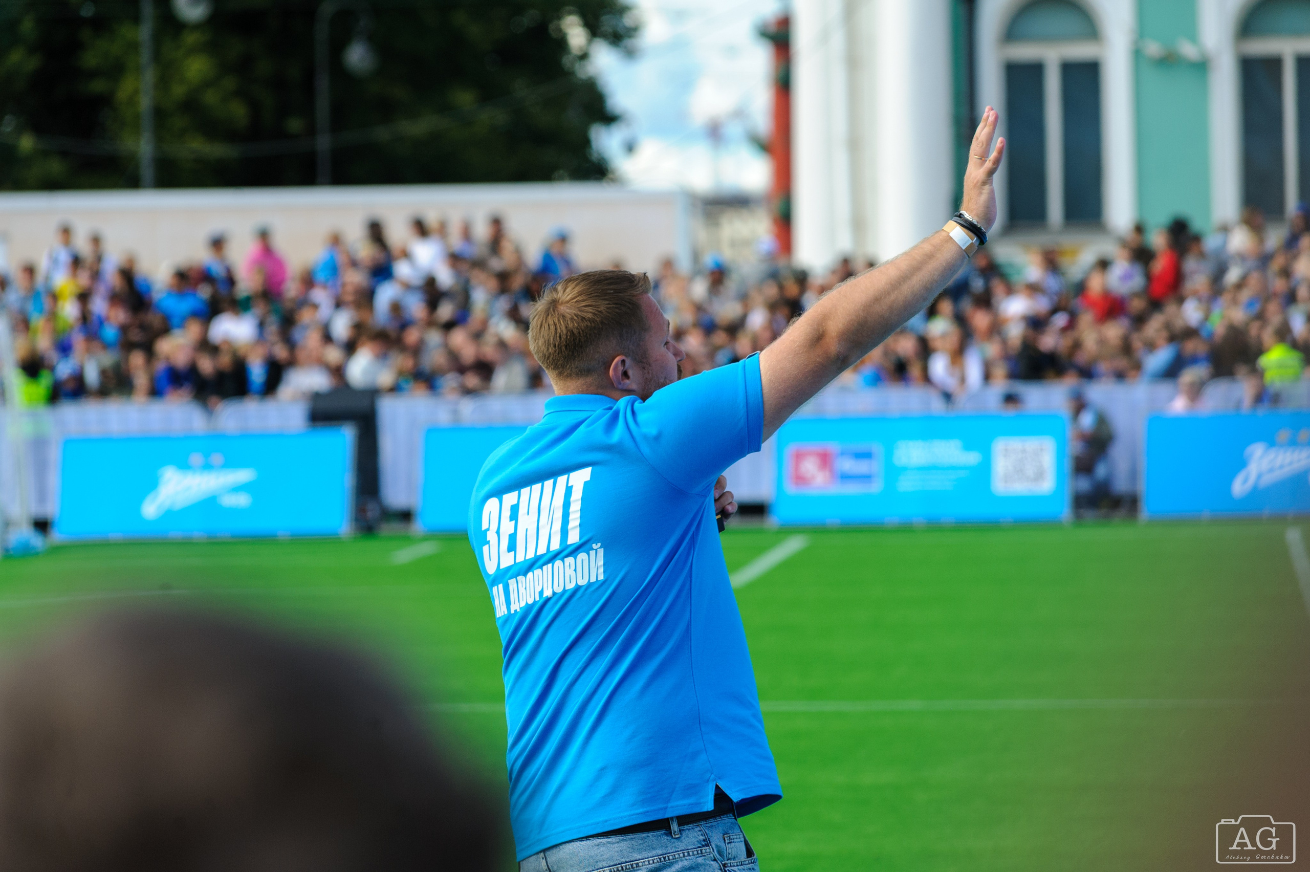 Открытая тренировка ФК «Зенит». Алексей Горчаков. Фотограф на ваш праздник
