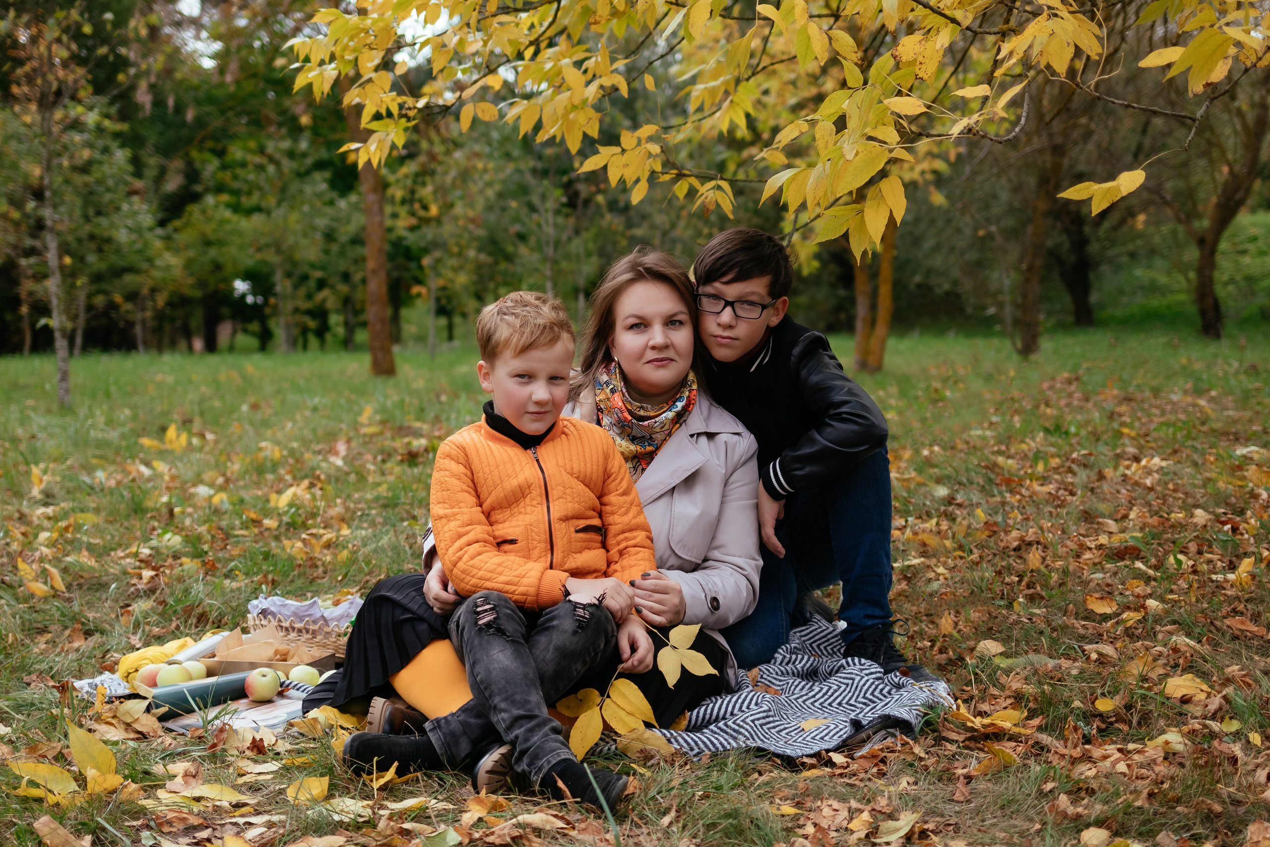 Осенний пикник. Семейный фотограф в Минске Приболовец Светлана