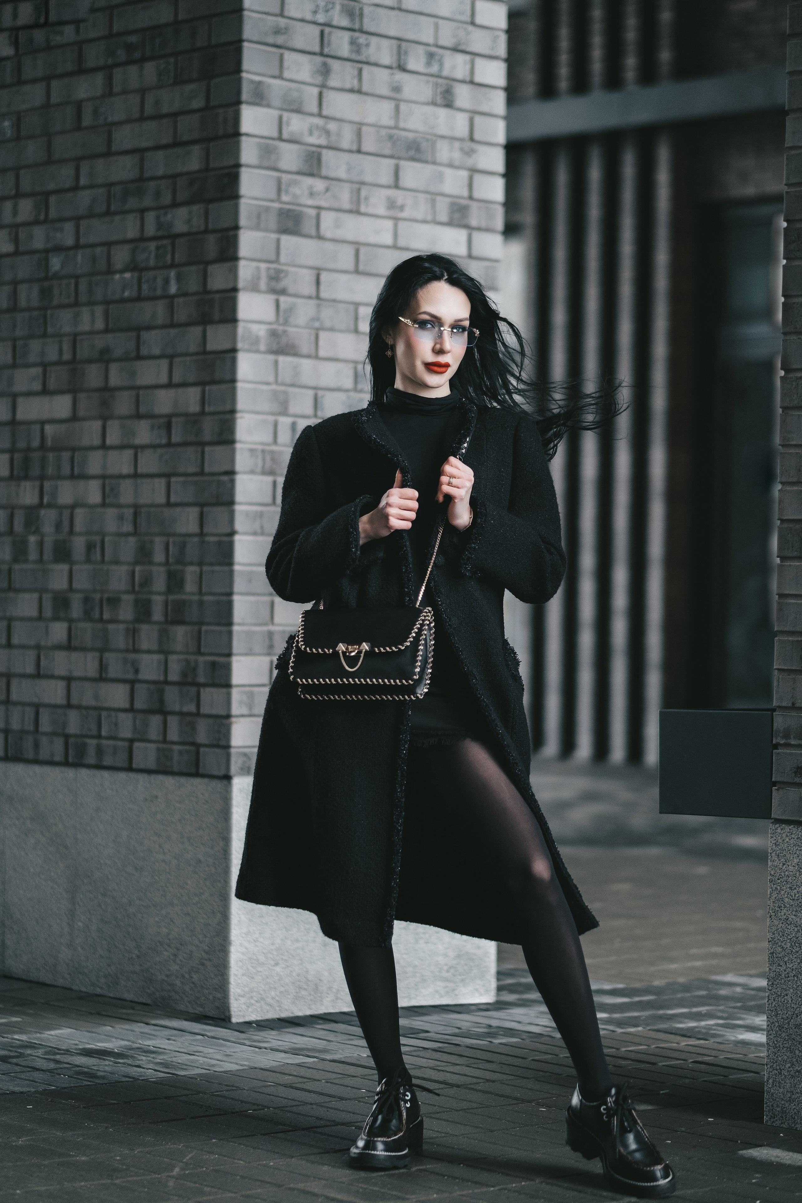 Первый прогулочный фотосет 2026. Портретный фотограф в Новосибирске