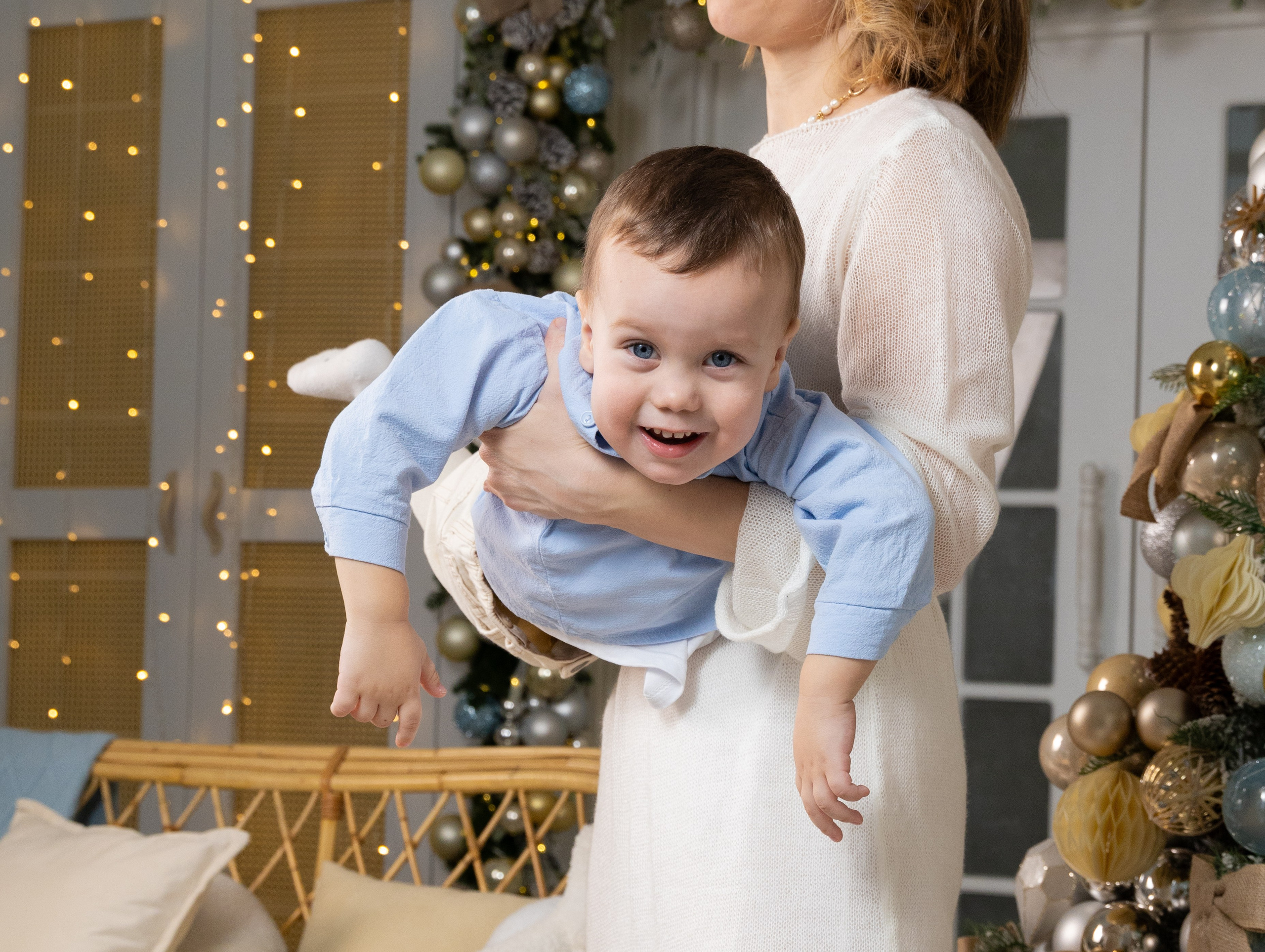 Новогодняя семейная съемка. Фотограф в Новосибирске Анна Полторацкая