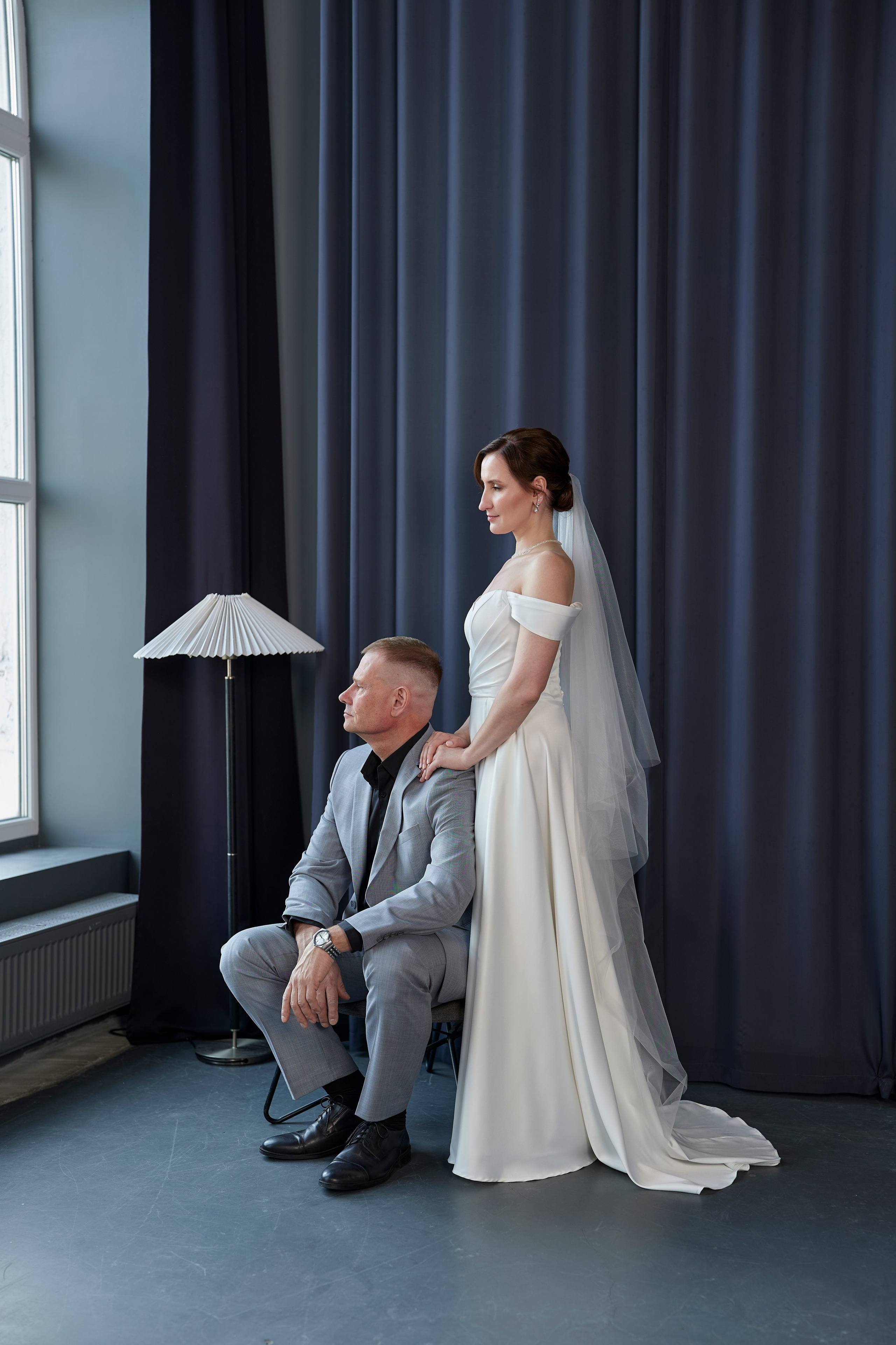 Свадебная фотосессия в студии. Семейный и женский фотограф в Москве Зоя Бучерова