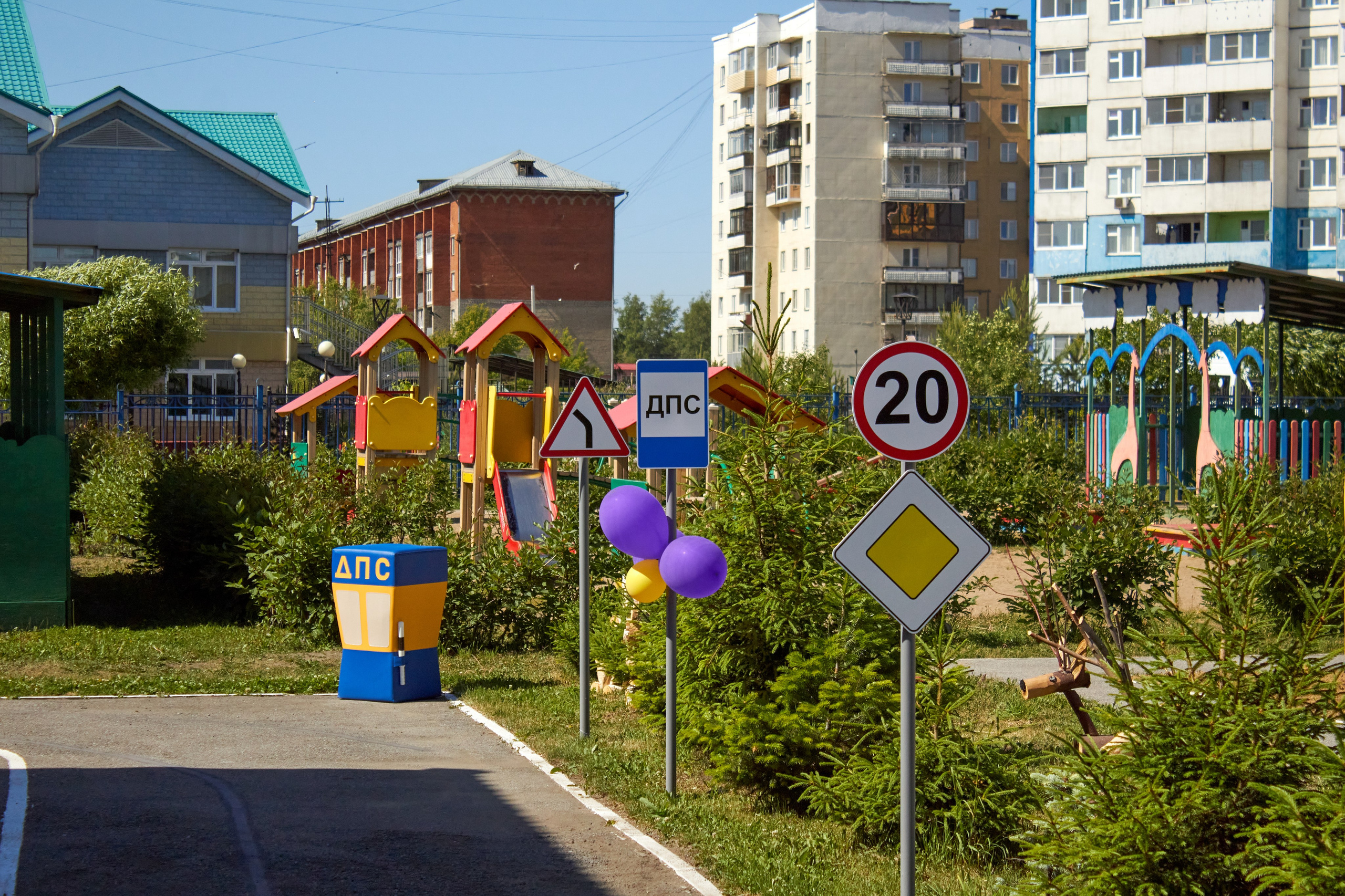 Открытие детского автогородока по безопасности дорожного движения. [fXph] Фотограф Масликов Илья. Съёмка мероприятий в Ленинске-Кузнецком