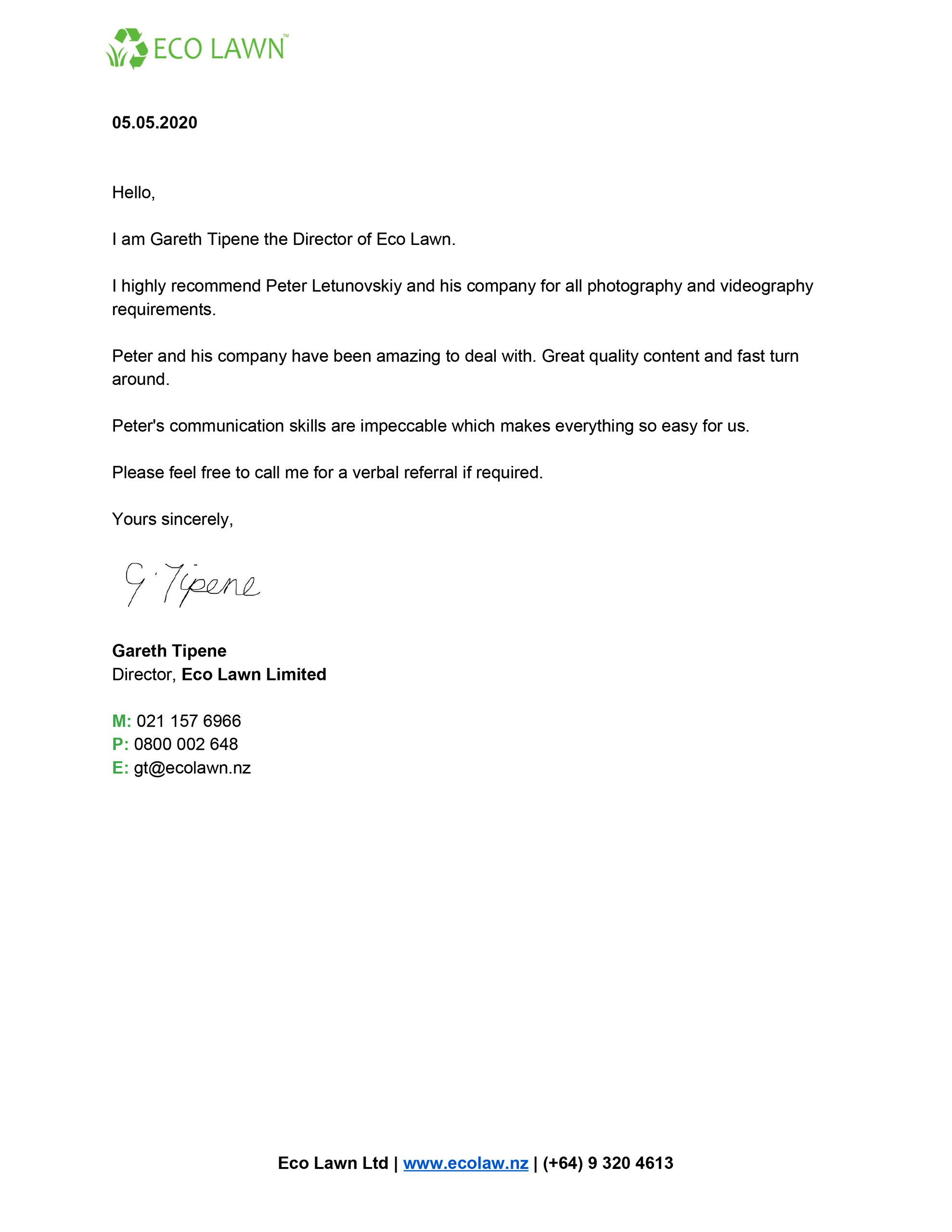 Отзывы. Профессиональный фотограф в Спб и Москве Пётр Летуновский