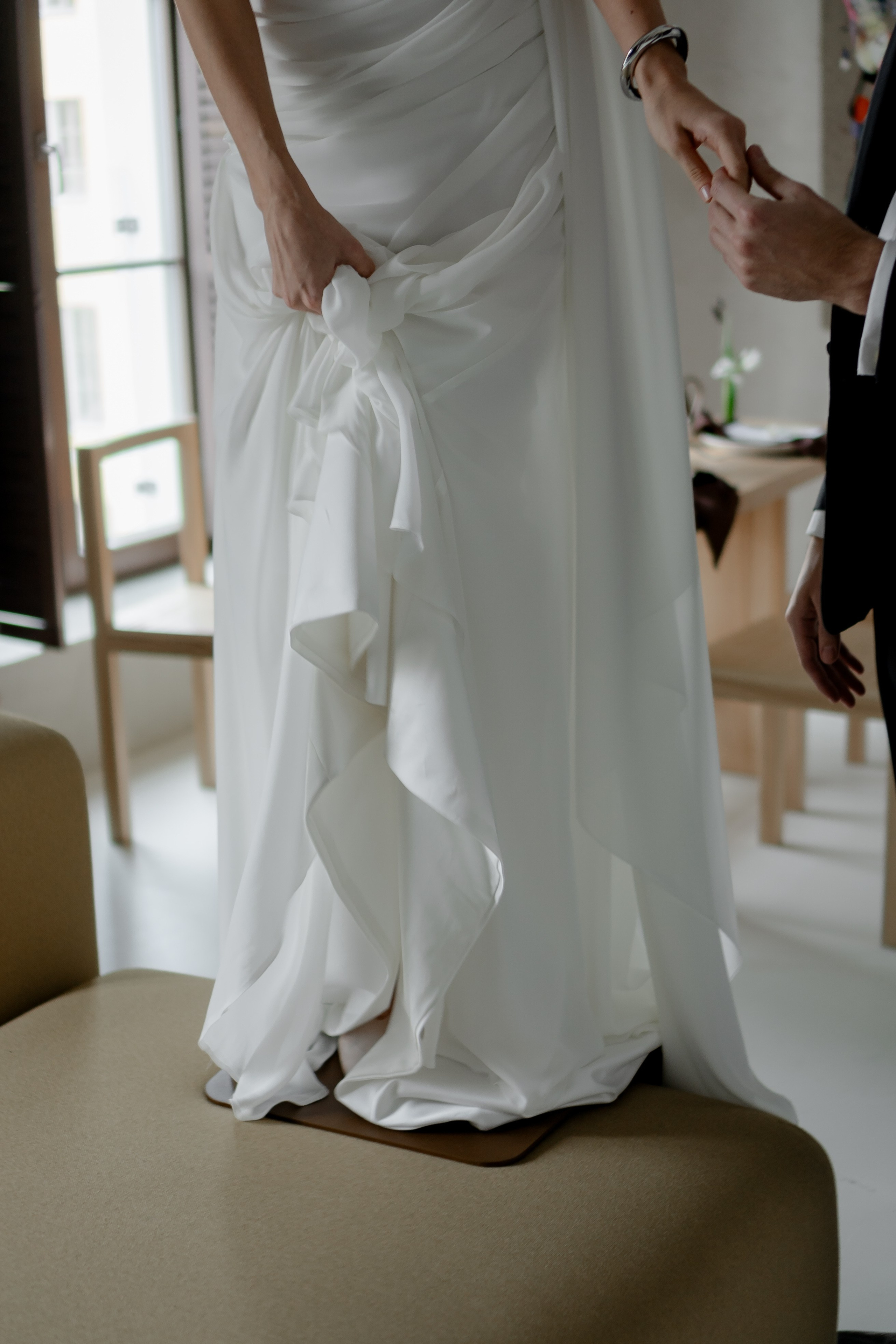 ЭЛЕГАНТНАЯ СВАДБЕНАЯ СЬЕМКА ЖЕНИХА И НЕВЕСТЫ В ДОРОГОМ ОТЕЛЕ САНКТ-ПЕТЕРБУРГА. Профессиональный фотограф, Санкт-Петербург — Виктория Богомолова