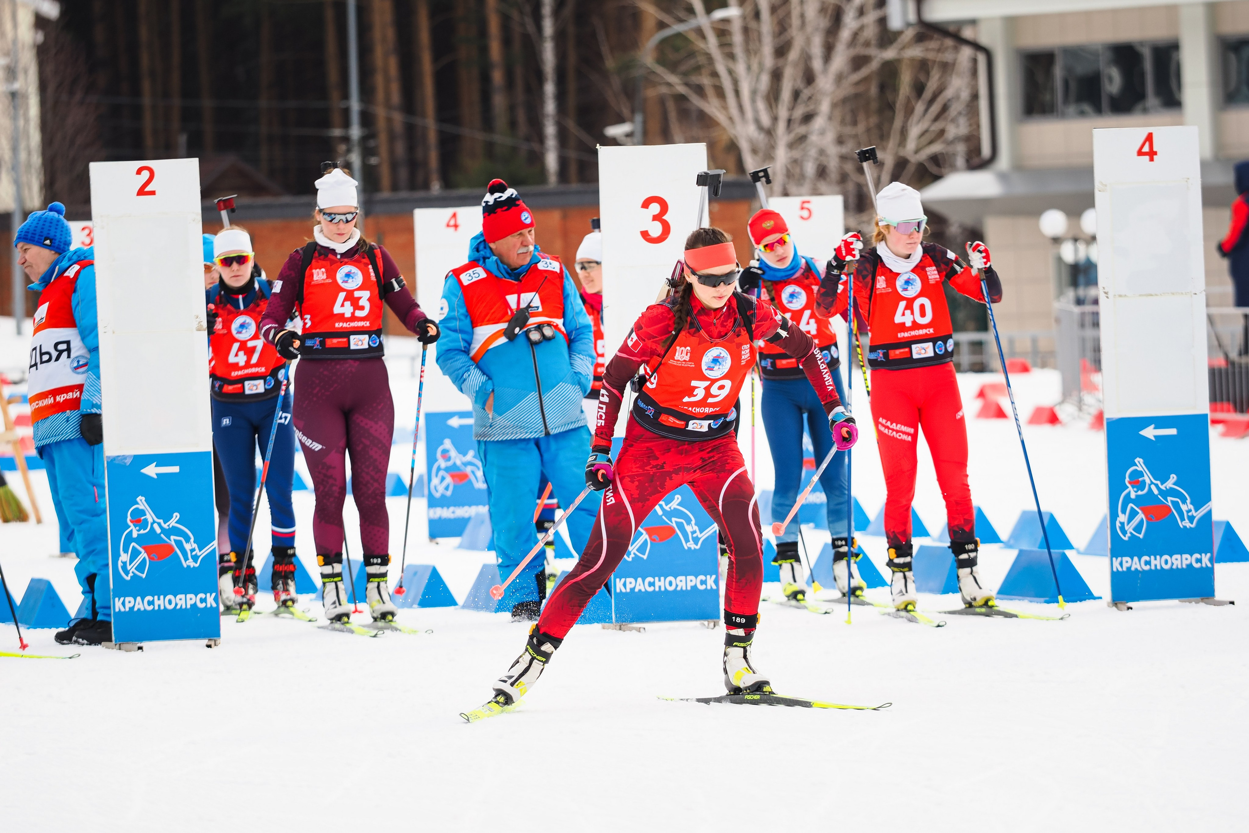 Биатлон / Первенство России. Репортажный фотограф Алексей Козьмин