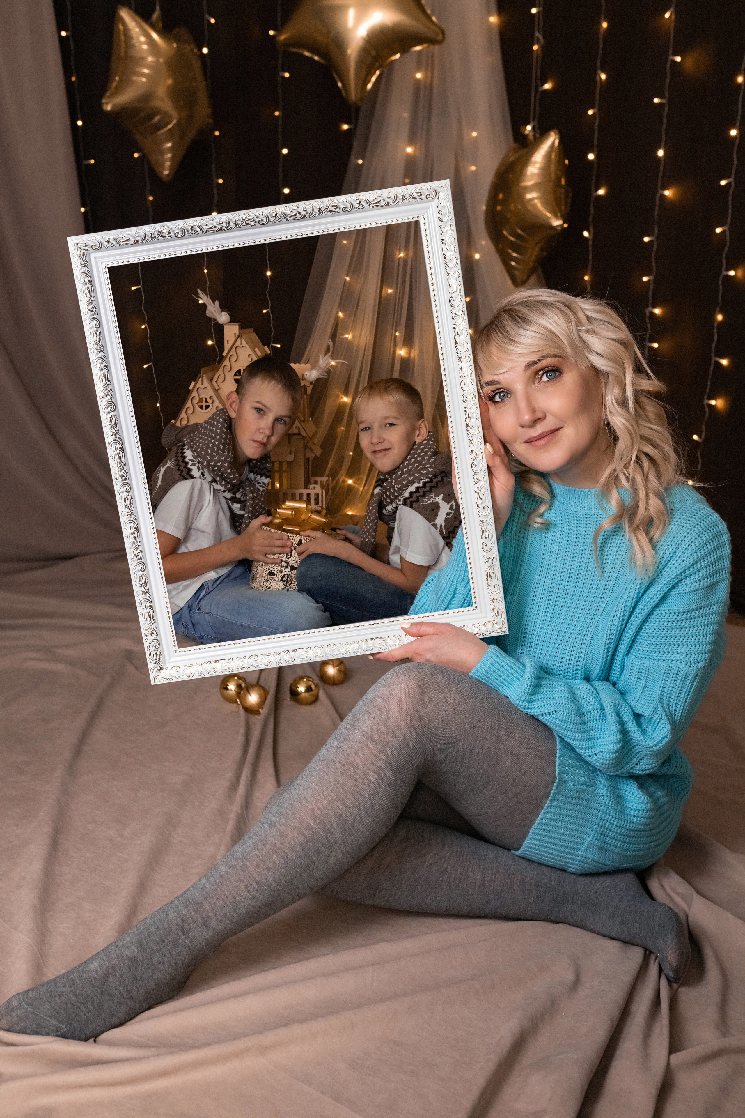 Семейная. Моя студия. Ольга Роман и Влад. Декабрь 2022 г. Фотограф Пермь. Свадьбы. Семья и дети, школа, д. сад. Фотокниги