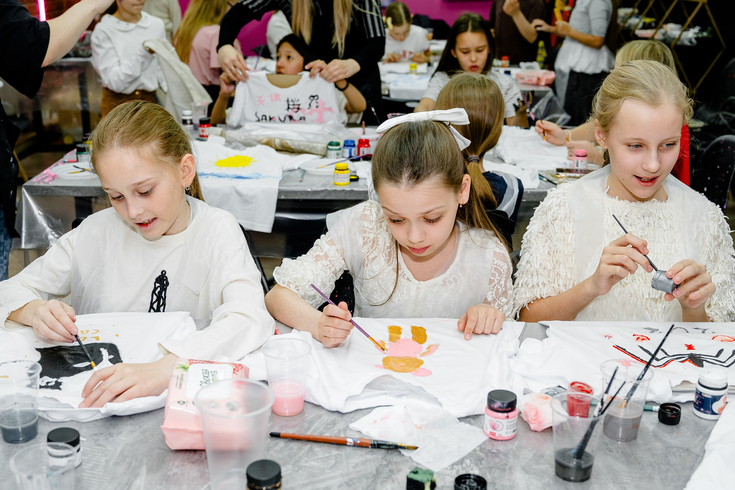 Детский День рождения. Мк роспись футболок. Alice_insomnia