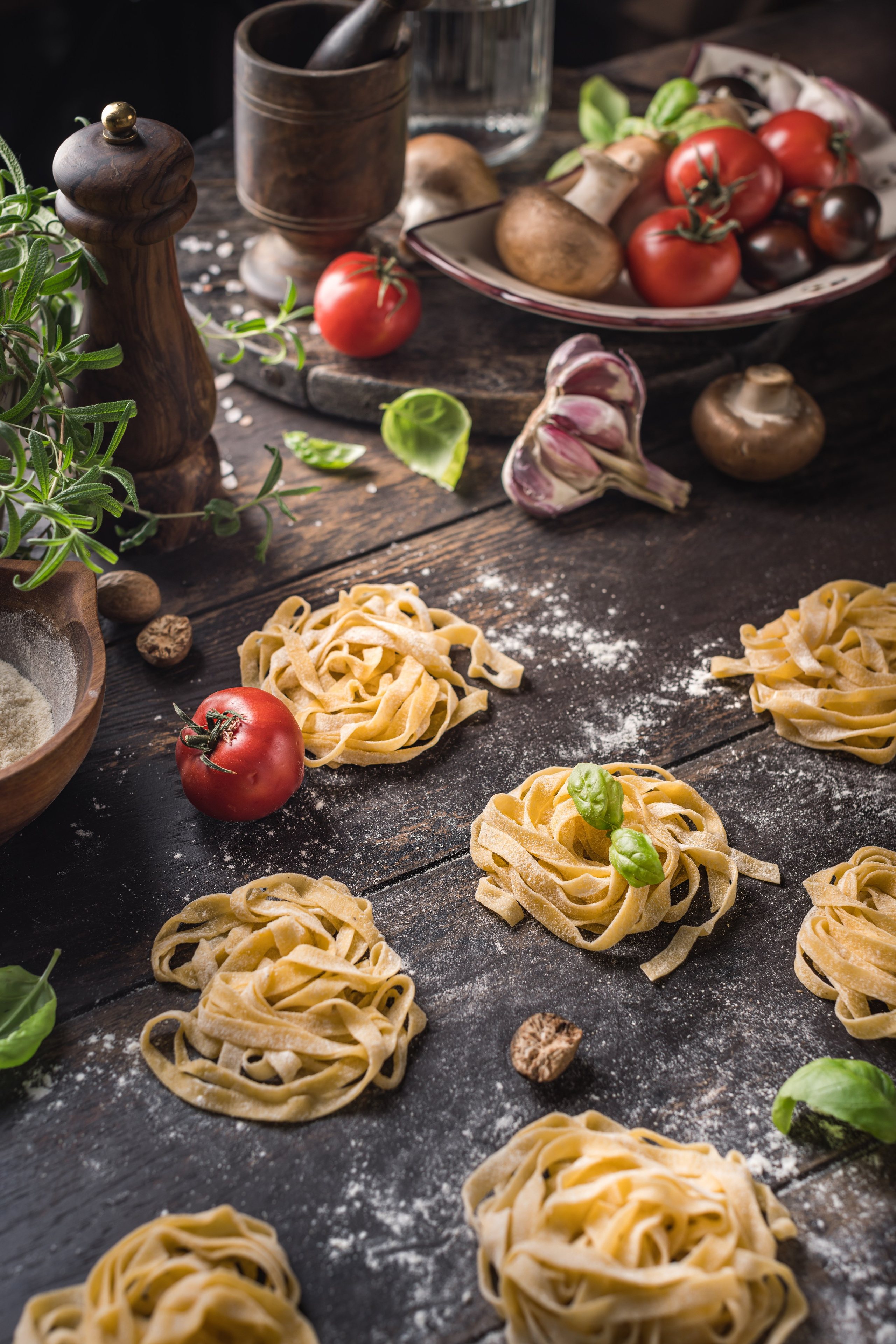 Hand made pasta 1. Foodie Stories (гастрономические истории) рекламная фуд-фотосъёмка, Москва