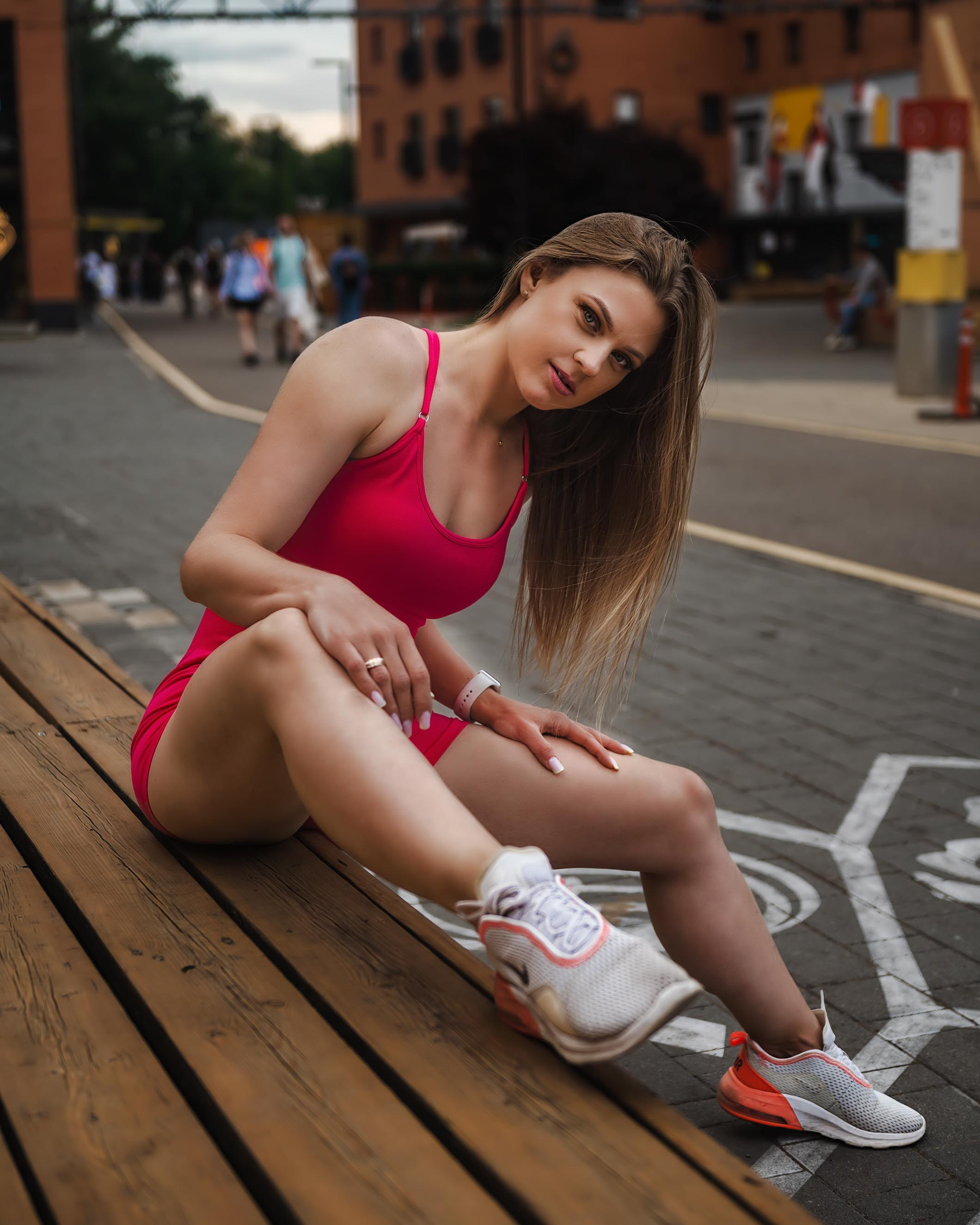 Съёмка спортивных девушек в Москве