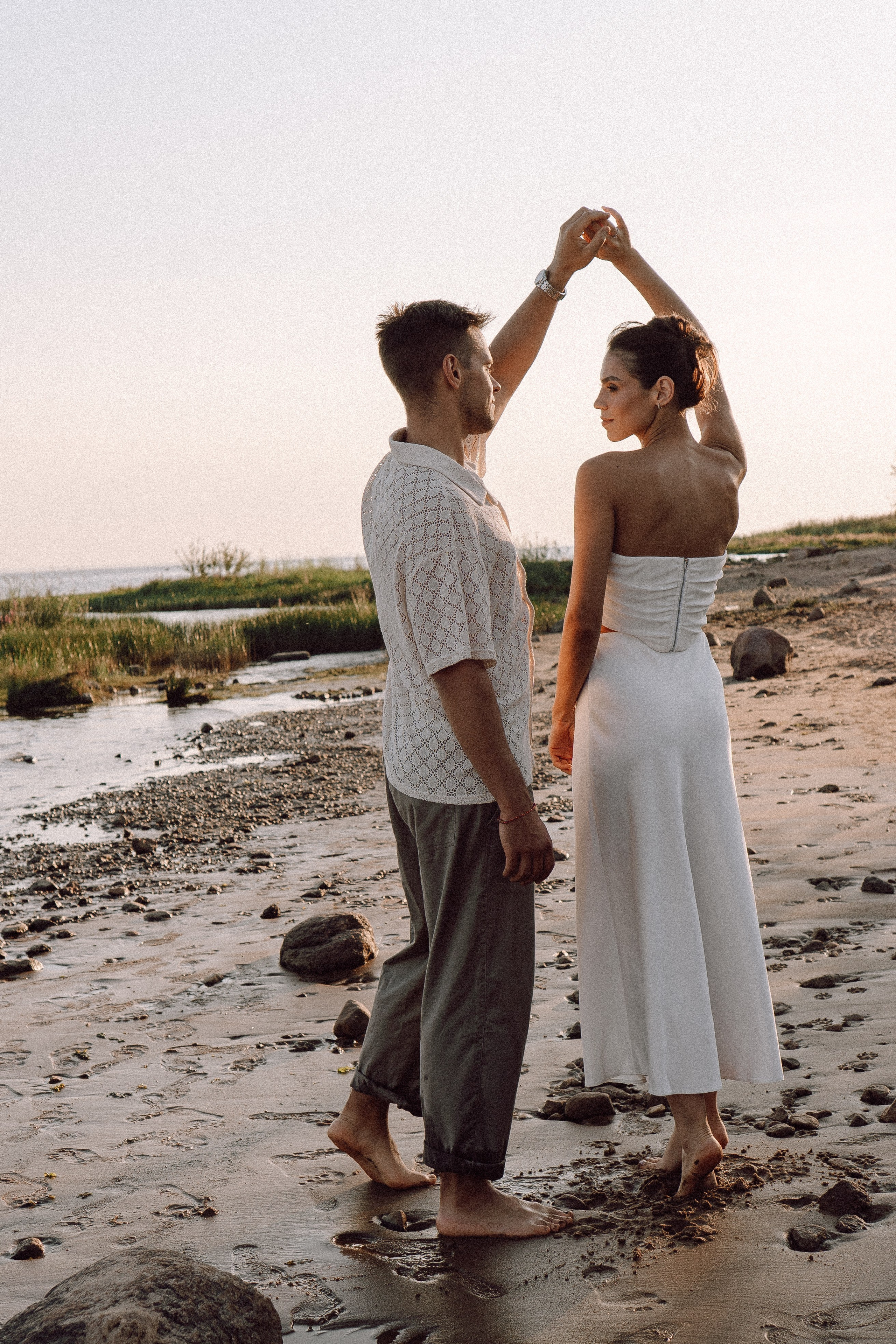 СВАДЕБНАЯ ФОТОСЕССИЯ ВЫЕЗДНОЙ ЦЕРЕМОНИИ (ФИНСКИЙ ЗАЛИВ). Профессиональный фотограф, Санкт-Петербург — Виктория Богомолова