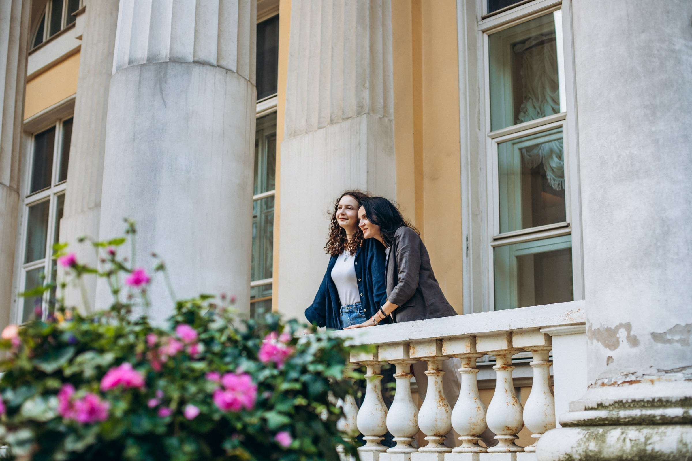 Марина и Арина в августе. Фотопрогулка в Петербурге. Индивидуальный и семейный фотограф в Санкт-Петербурге